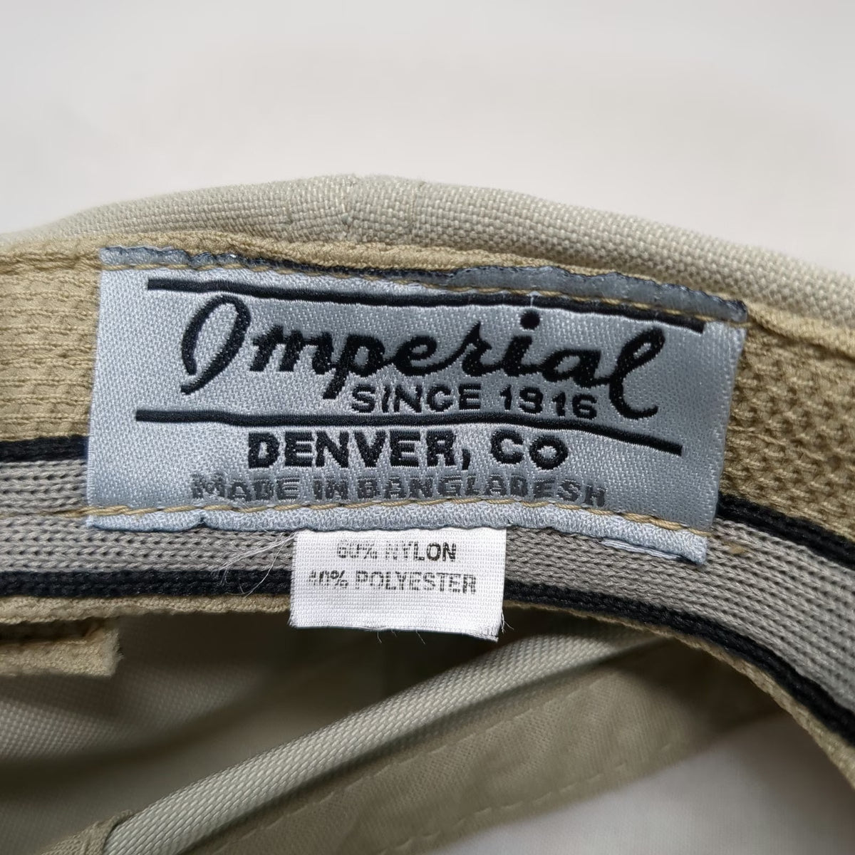 Imperial La Quinta Country Club Roadrunner USA Flag Baseball Cap Beige One Size
