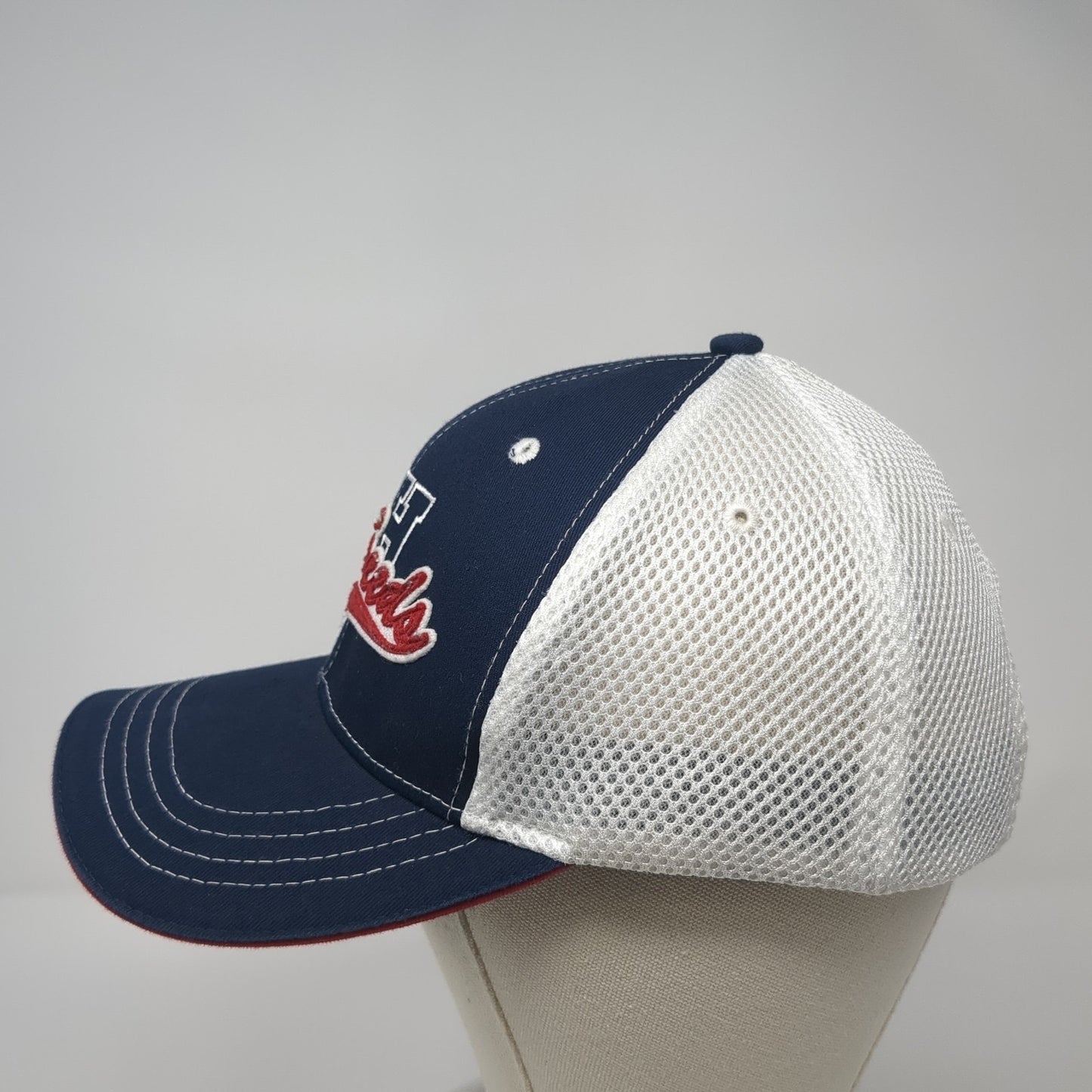 ACH Seeds Common Ground Trucker Hat Blue One Size Adjustable Mesh Back 6 Panel