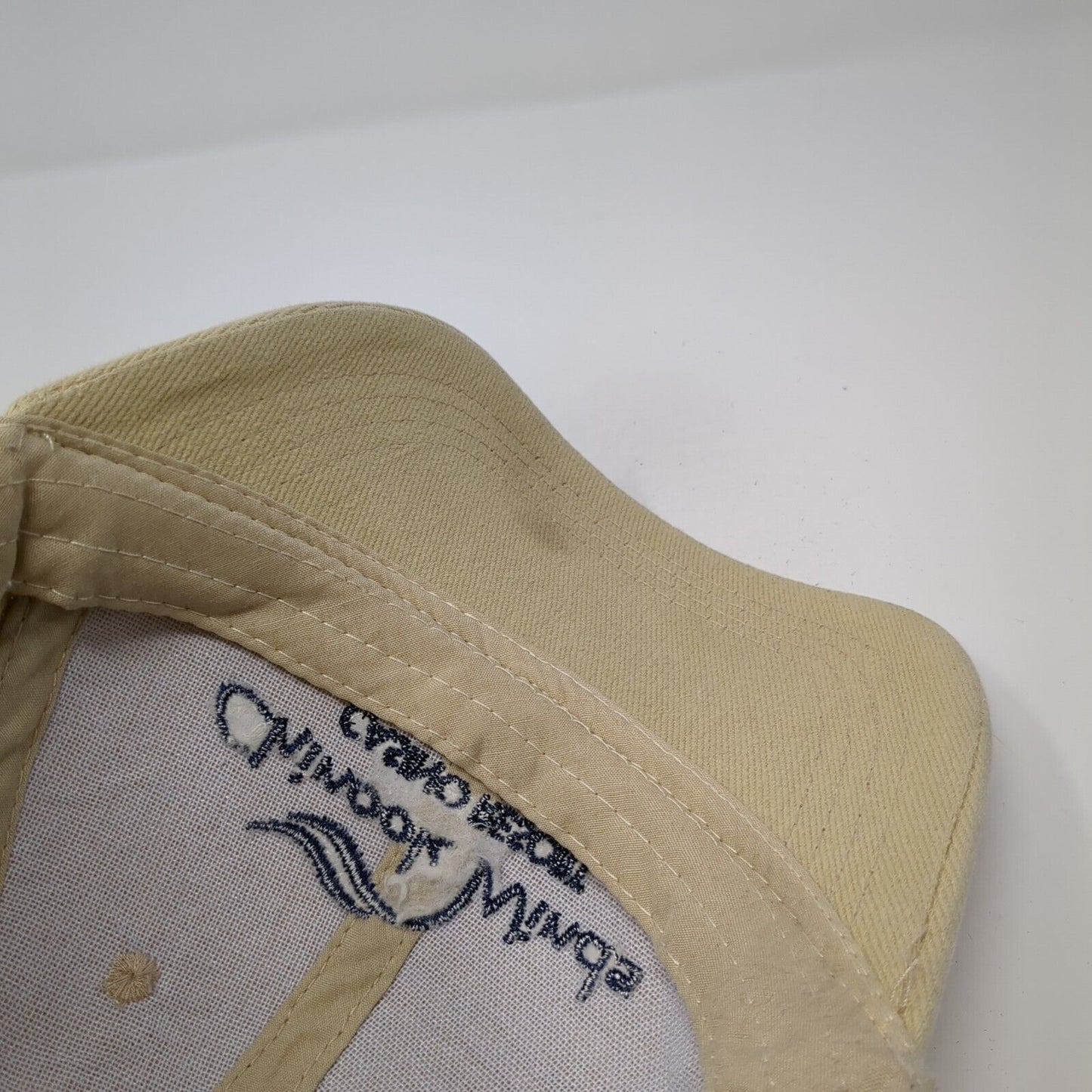 Chinook Winds Casino Resort Strapback Hat Tan One Size Adjustable