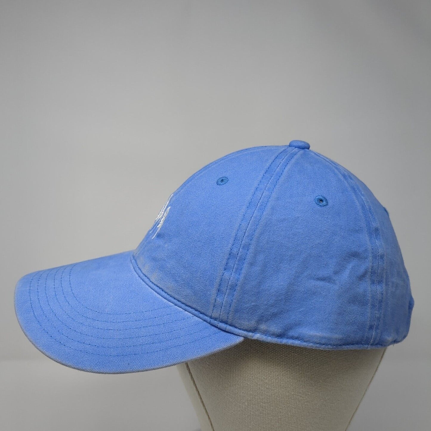 Pine Tree Slideback Hat Blue One Size Adjustable Embroidered Richardson Cotton