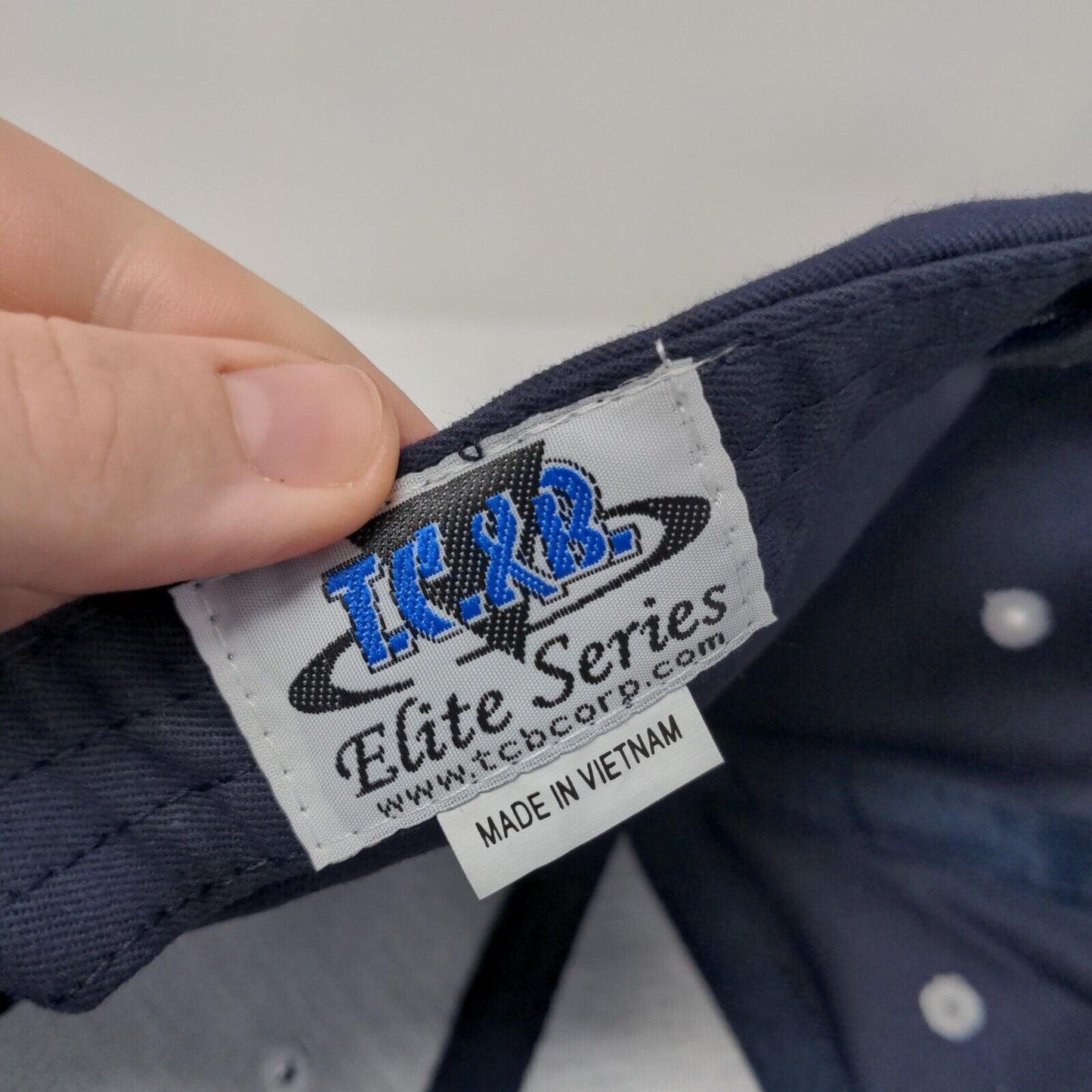 Morton Buildings Strapback Hat Blue OSFA Adjustable Embroidered TCB Elite Series