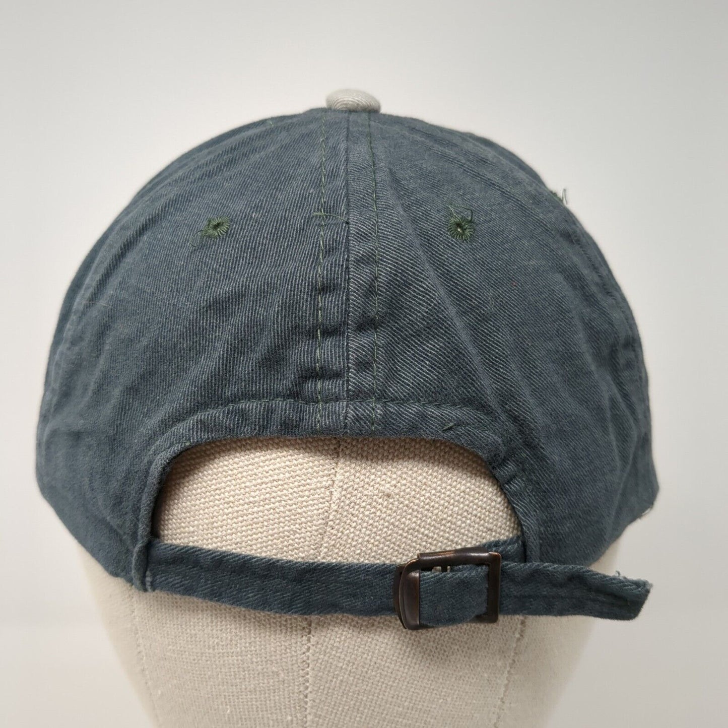 Simplot Slideback Hat Gray One Size Adjustable Embroidered 6 Panel