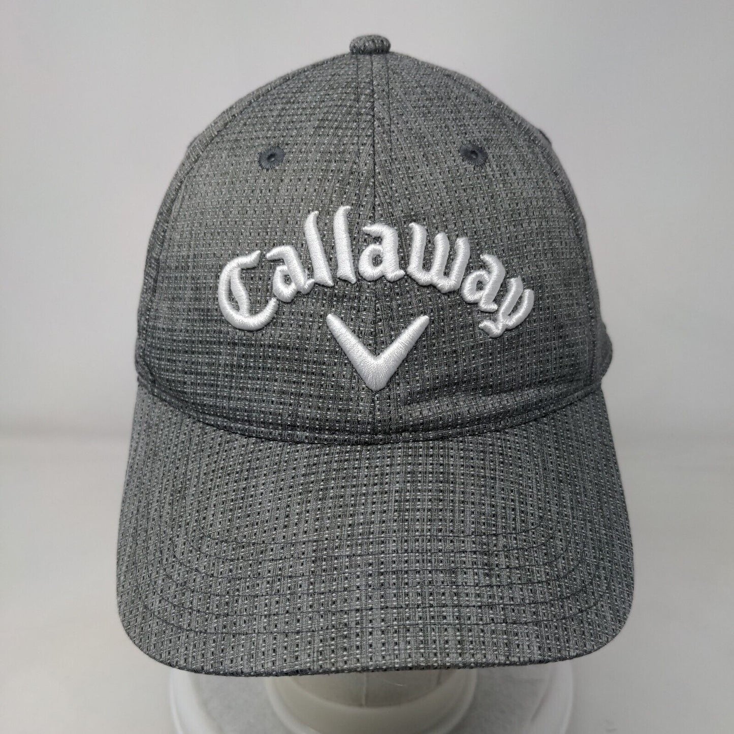 Callaway Odyssey Strapback Hat Gray One Size Embroidered Adjustable