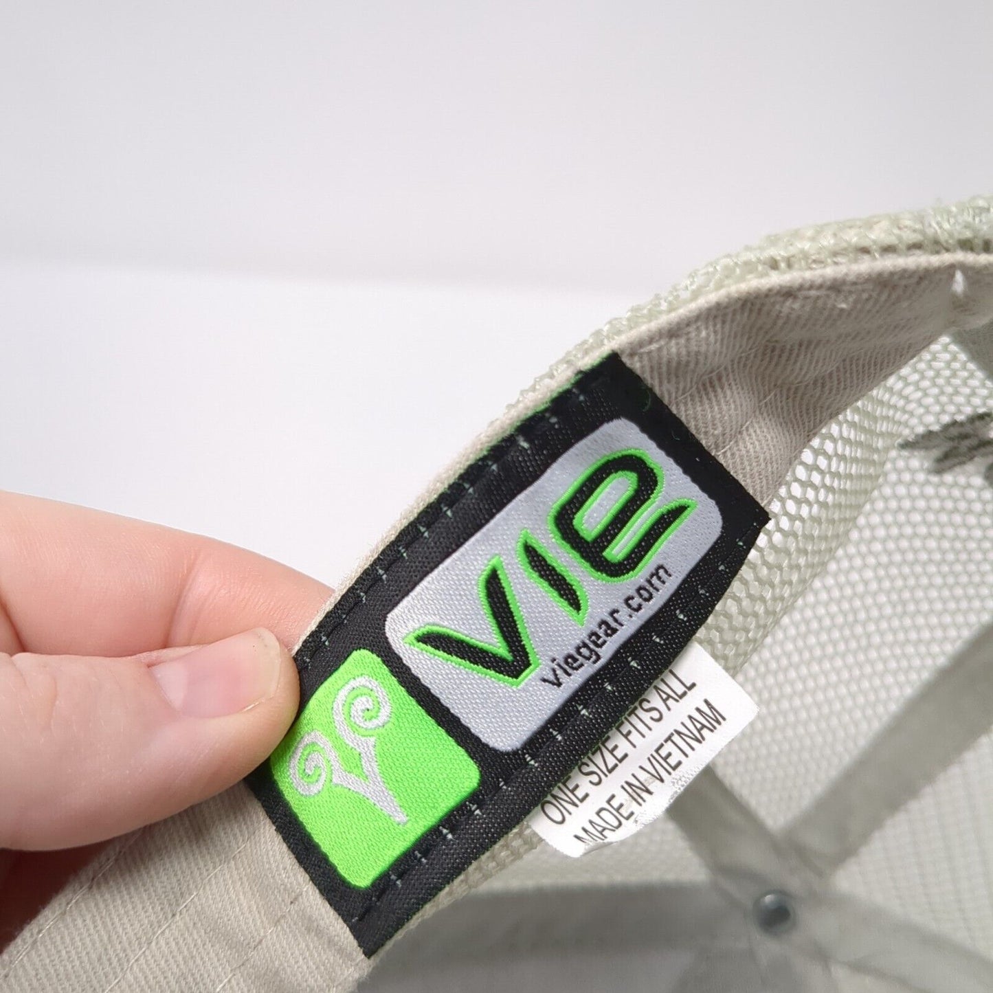 McCall Idaho Strapback Trucker Hat Green One Size Embroidered Logo