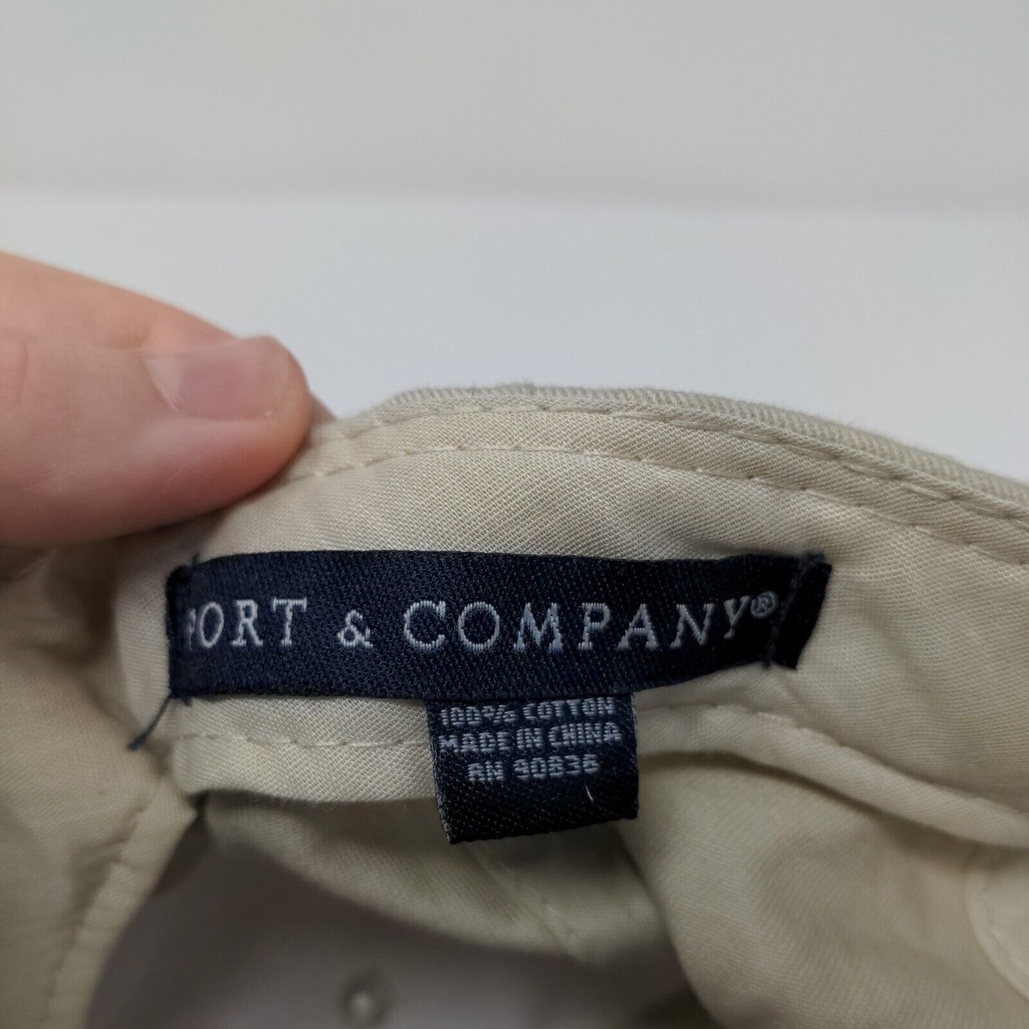 Great Grains Bakery Strapback Hat Tan OSFA Embroidered Port & Company