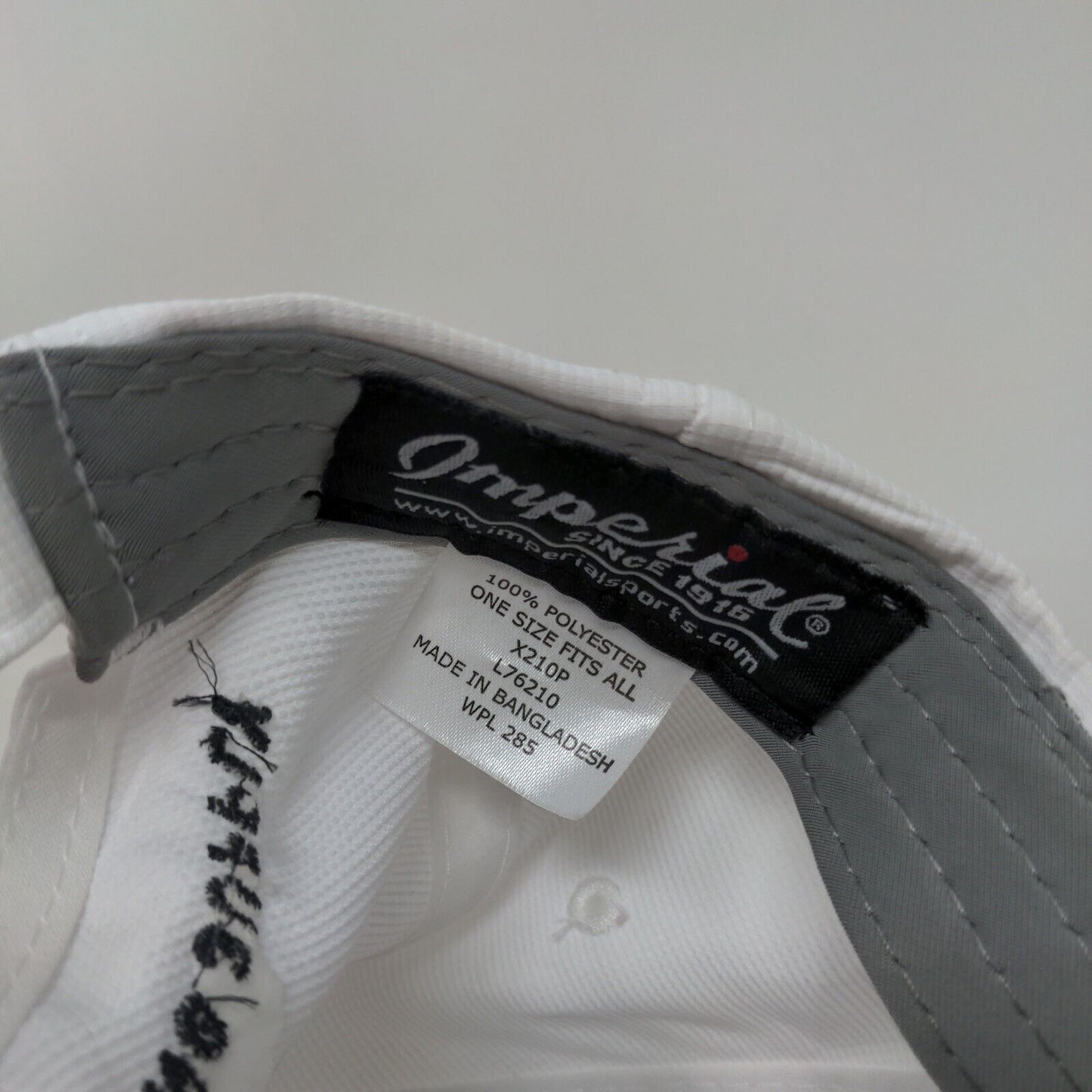 GBS Equipment Rental Strapback Hat White OSFA Embroidered Adjustable