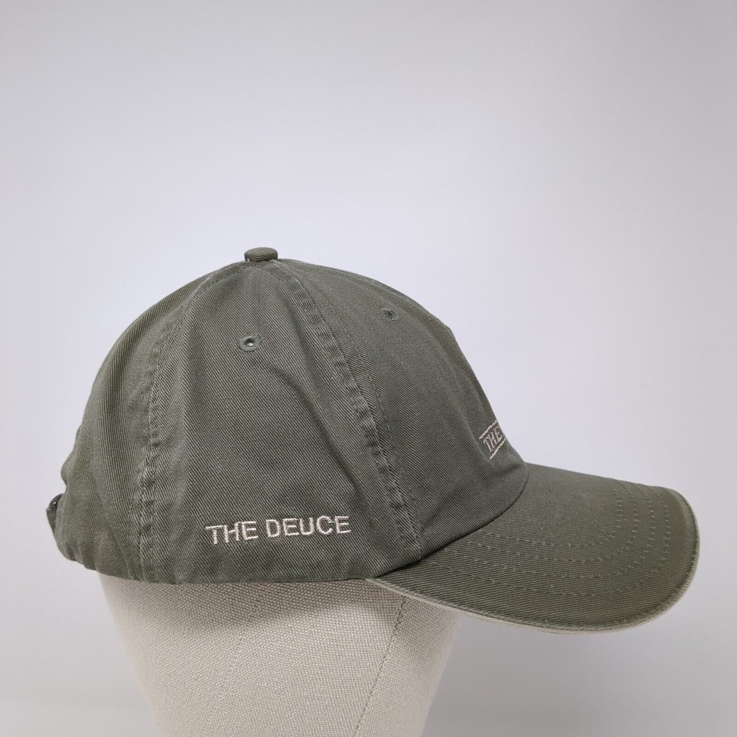 The National II The Deuce Slideback Hat Green OS Adjustable American Dry Goods