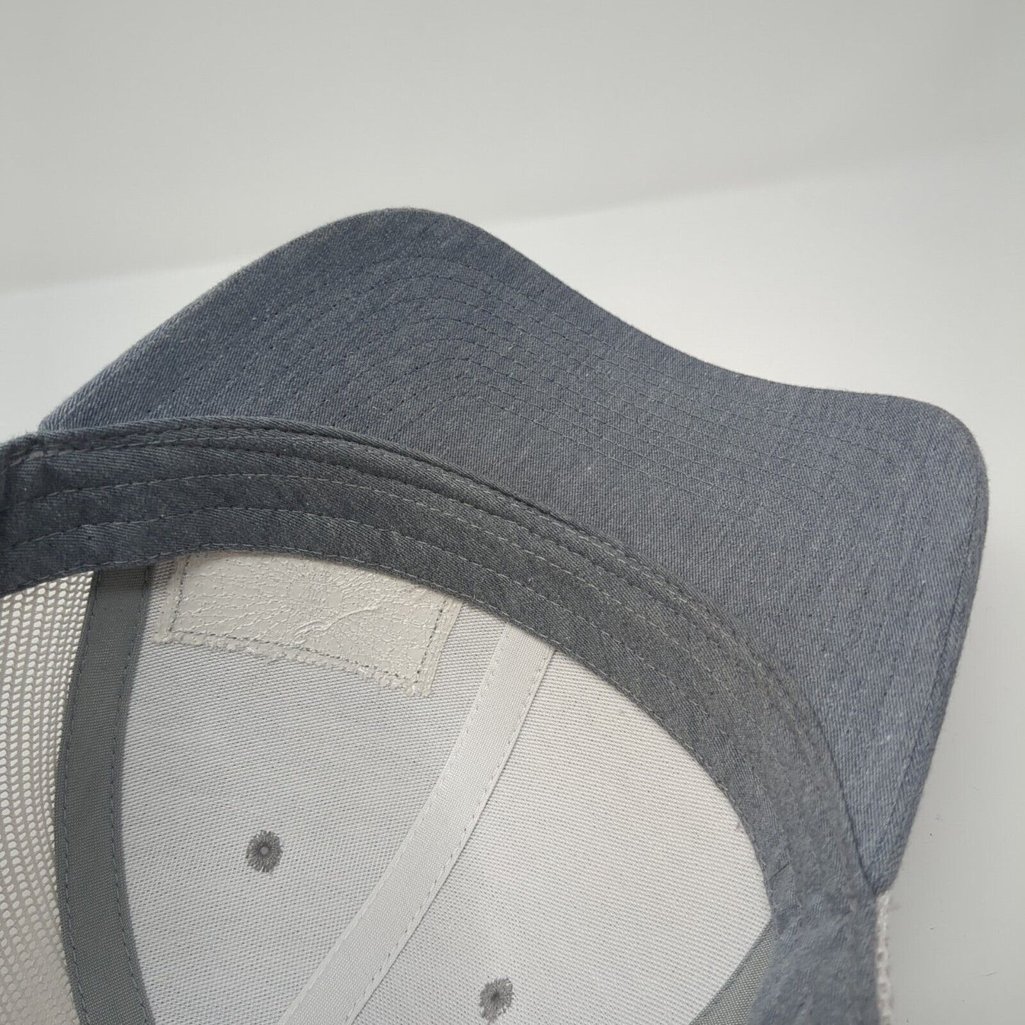 208 Properties Snapback Trucker Hat Gray OS Adjustable Mesh Back Richardson