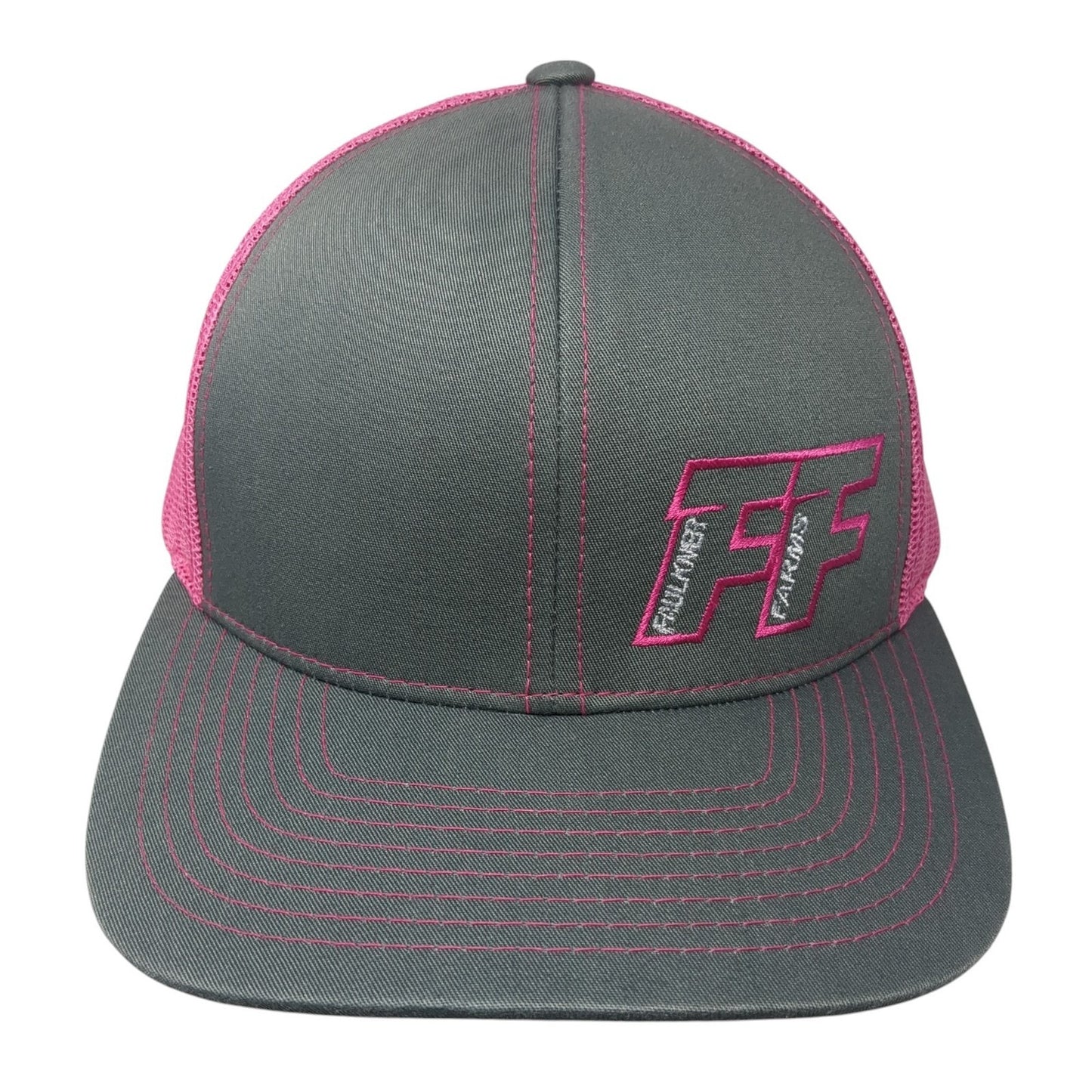 FF Faulkner Farms Trucker Hat Multicolor OS Adjustable Mesh Pacific Headwear