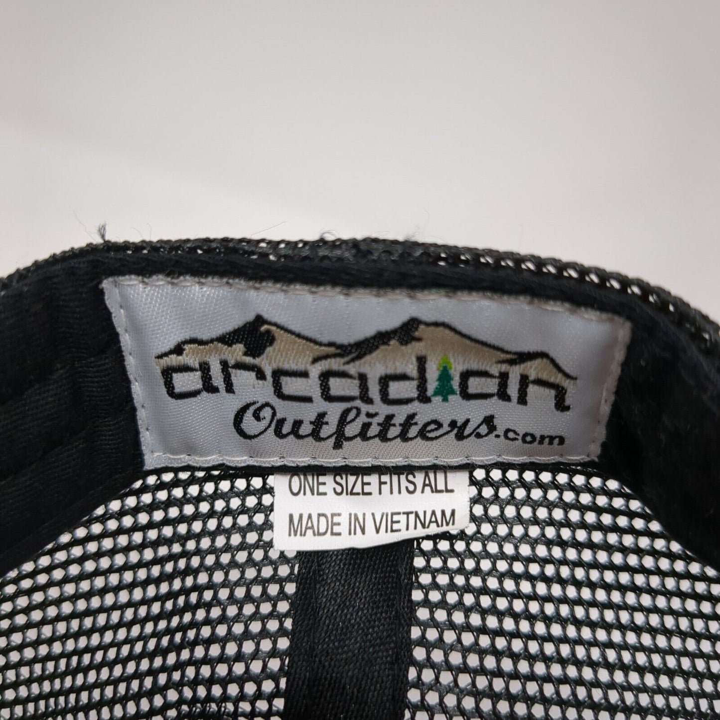 Arcadian Outfitters Snapbback Trucker Hat Green One Size Adjustable Mesh Back