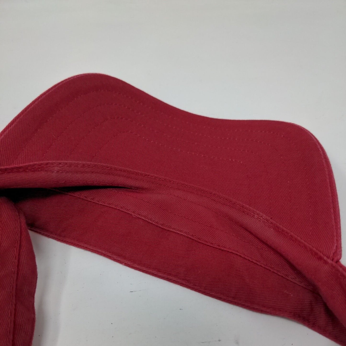 USA Strapback Sun Visor Hat Red OSFA Adjustable Embroidered Sonoma