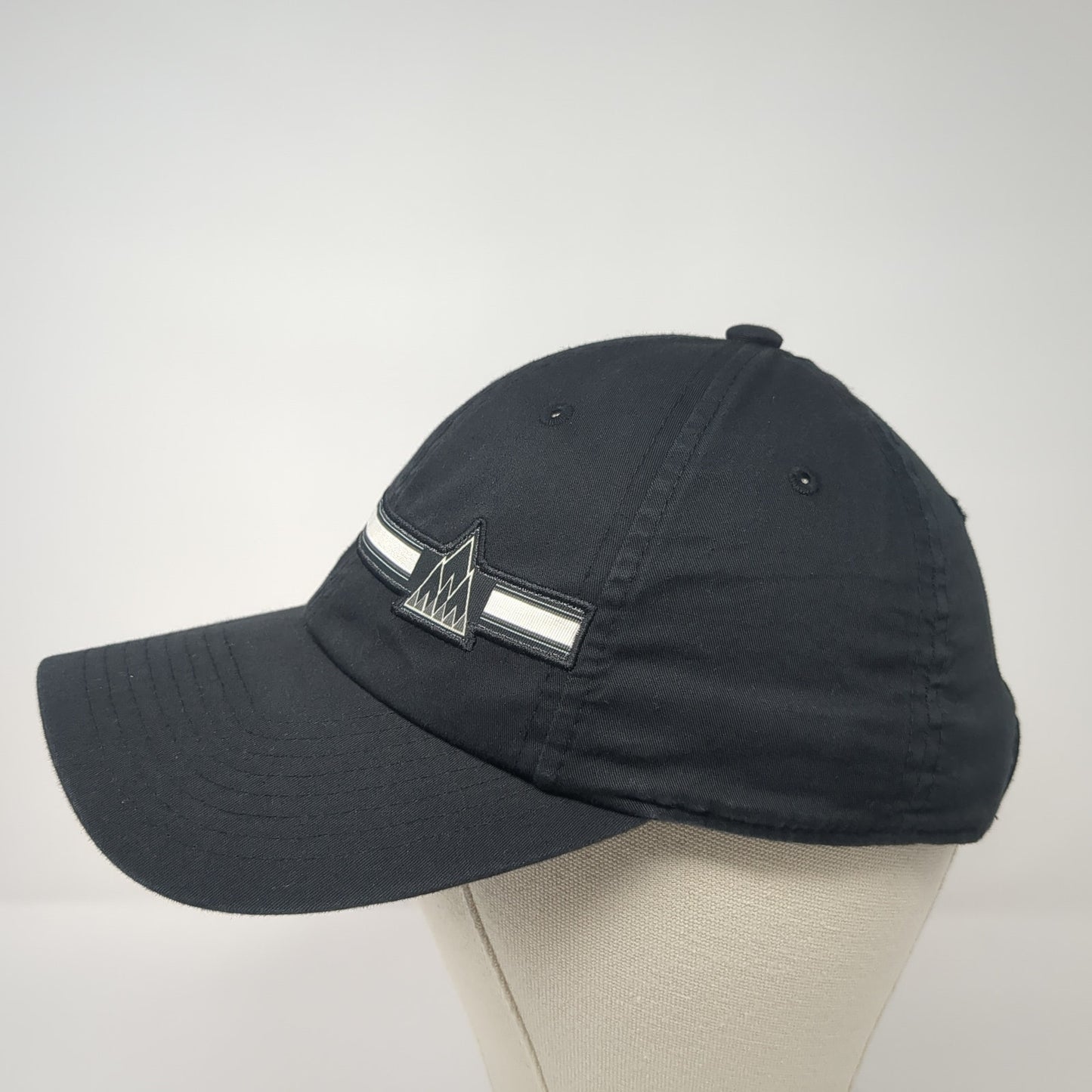 Level Wear Classics Strapback Baseball Cap Black One Size Adjustable 6 Panel