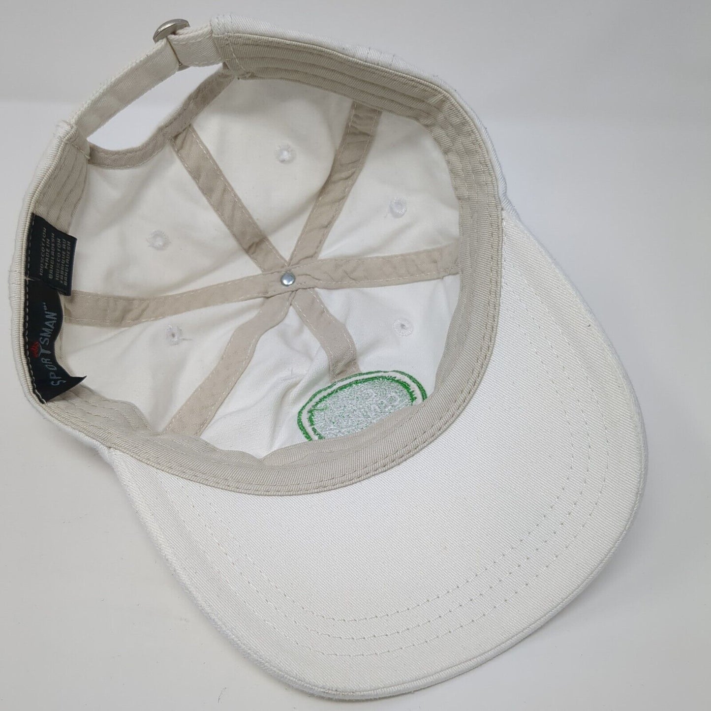 CMU Central Experience Slideback Hat White One Size Adjustable Sportsman Cotton