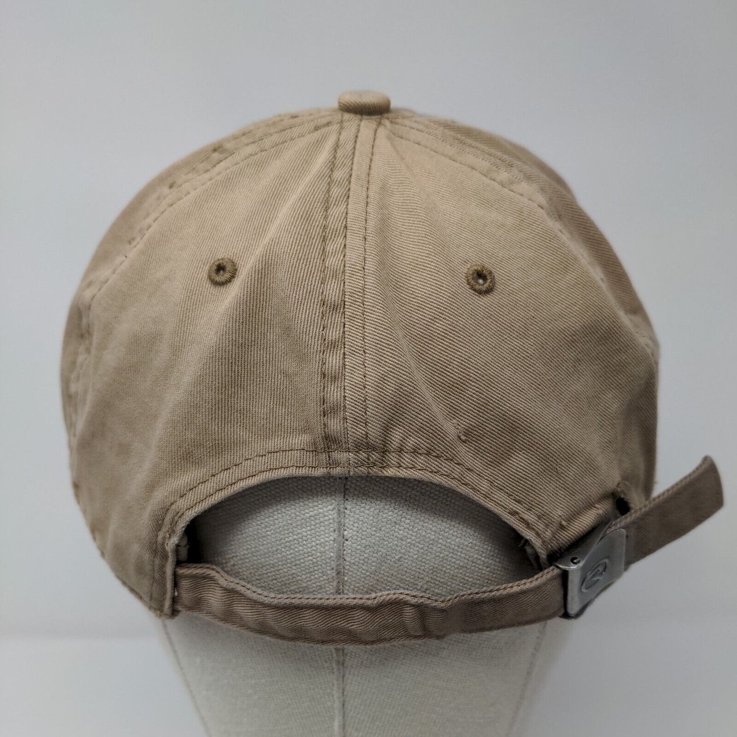 50 R&D Slideback Hat Tan Medium-Large Solid Embroidered Richardson