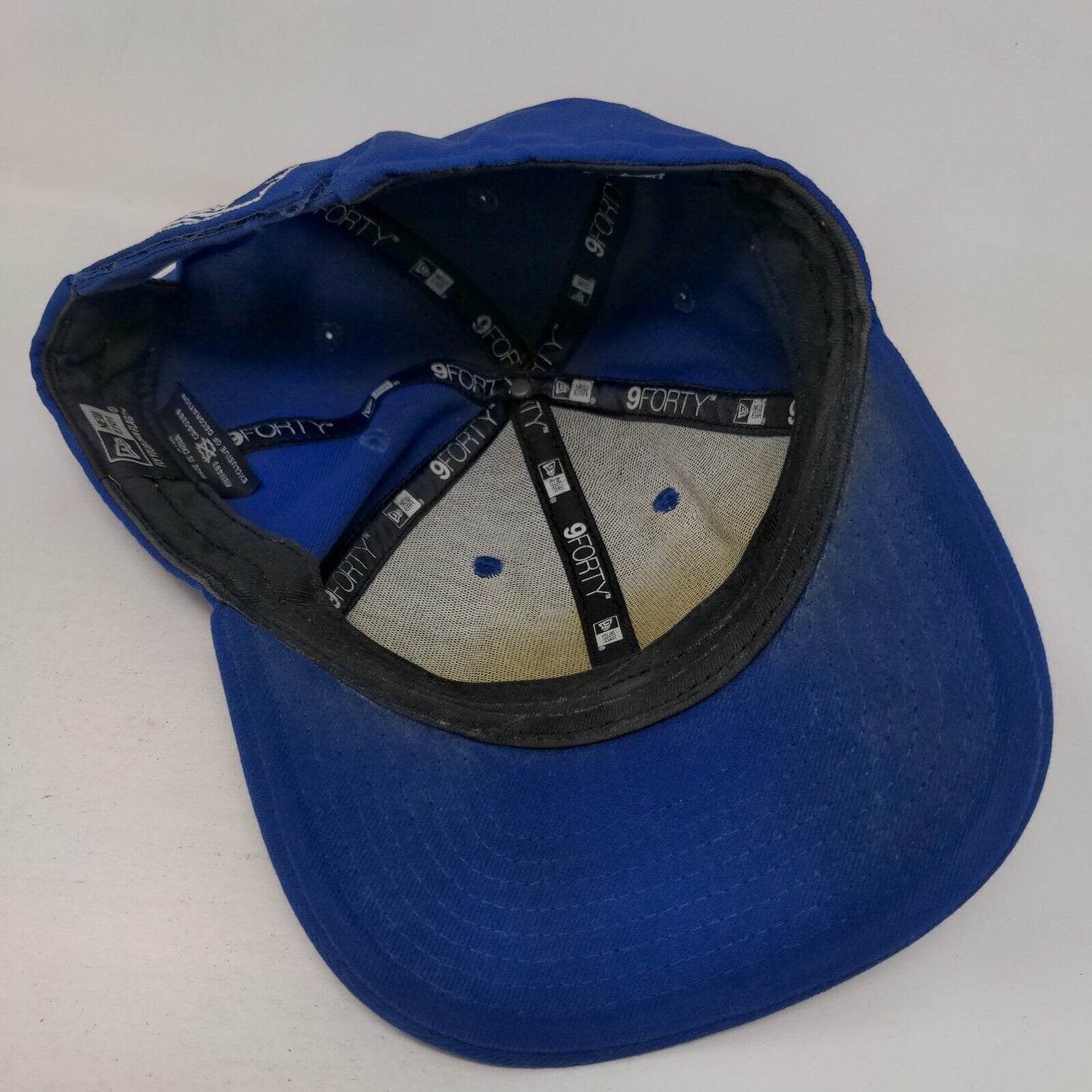 NFL New York Giants Strapback Hat Blue 9Forty Embroidered Big Logo Hit