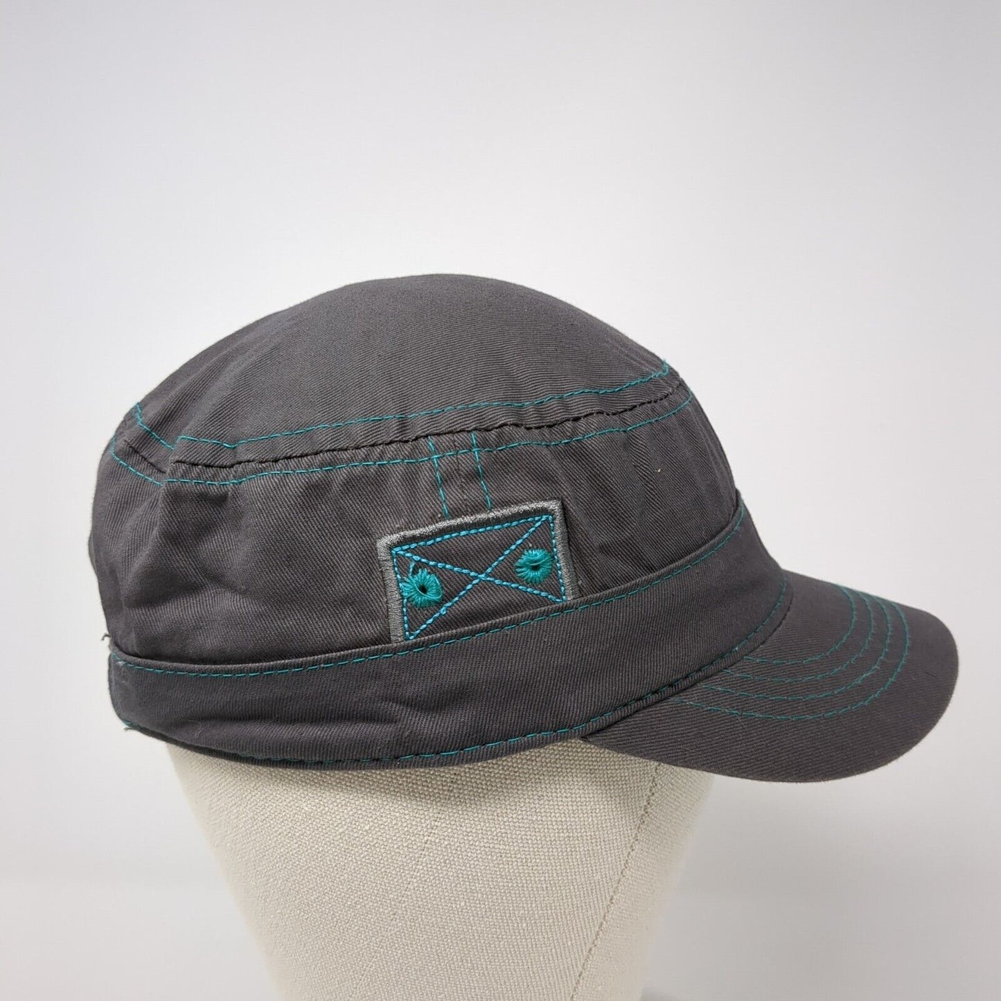 Scheels Slideback Cadet Army Hat Gray One Size Embroidered Outdoor Cap