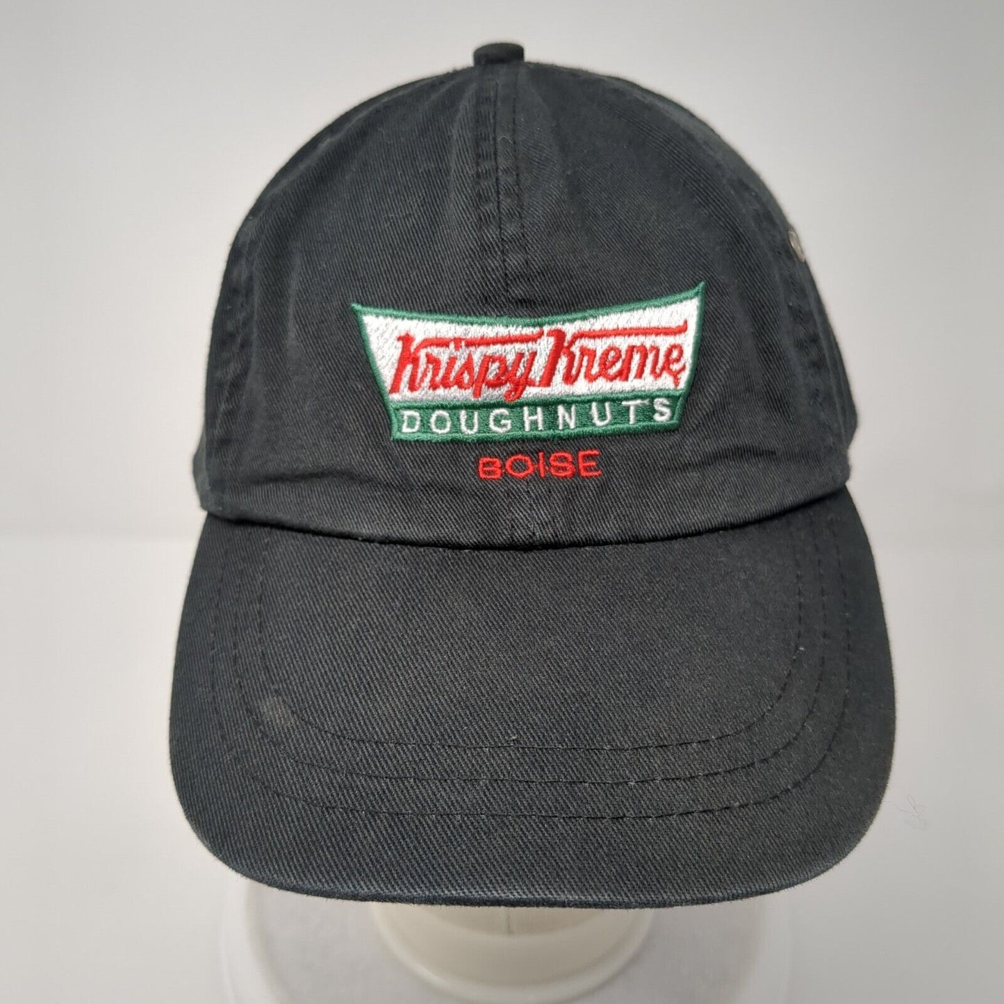 Krispy Kreme Doughnuts Boise Slideback Hat Black One Size KC Caps