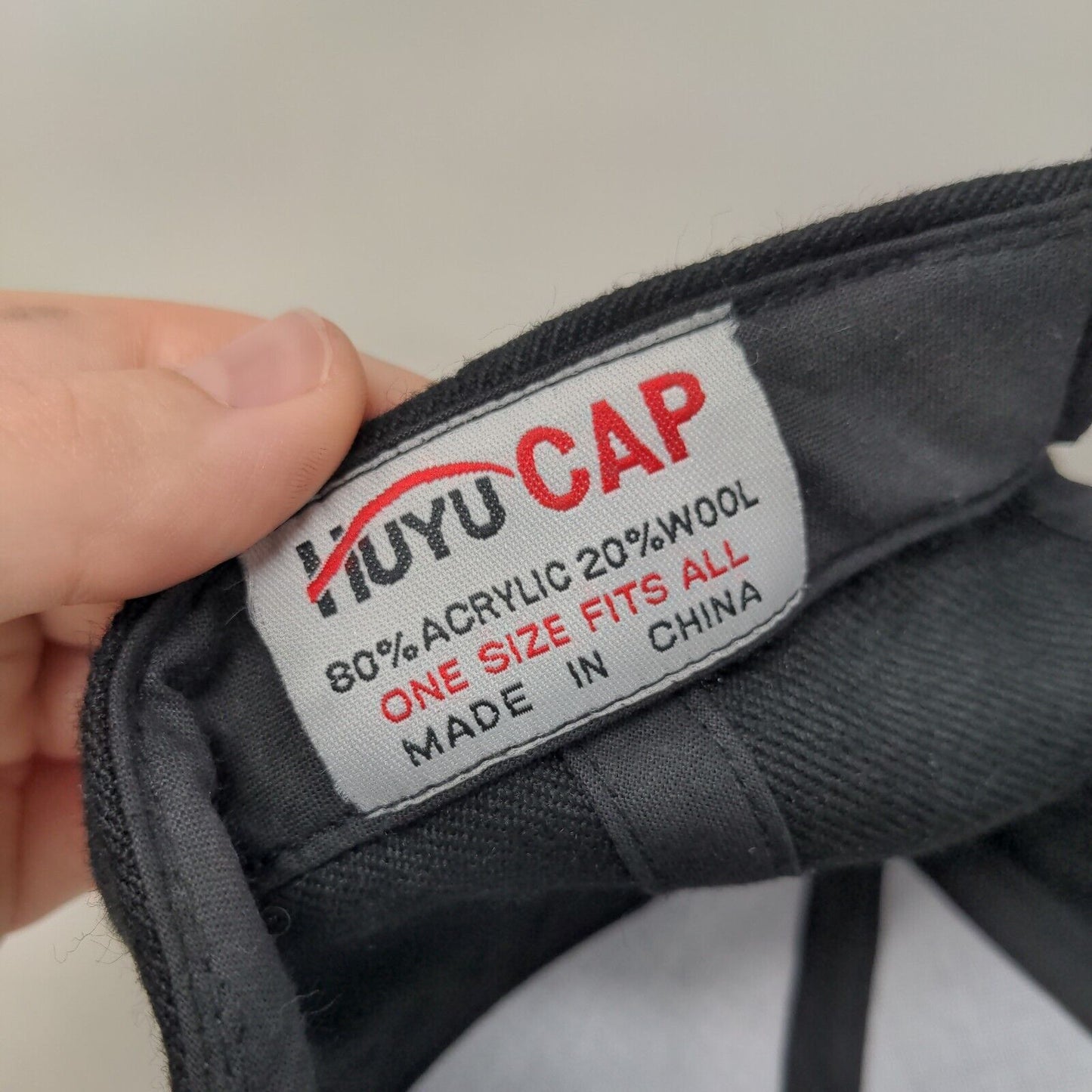 BMW Strapback Hat Black OSFA Adjustable Embroidered 6 Panel Huyu Cap