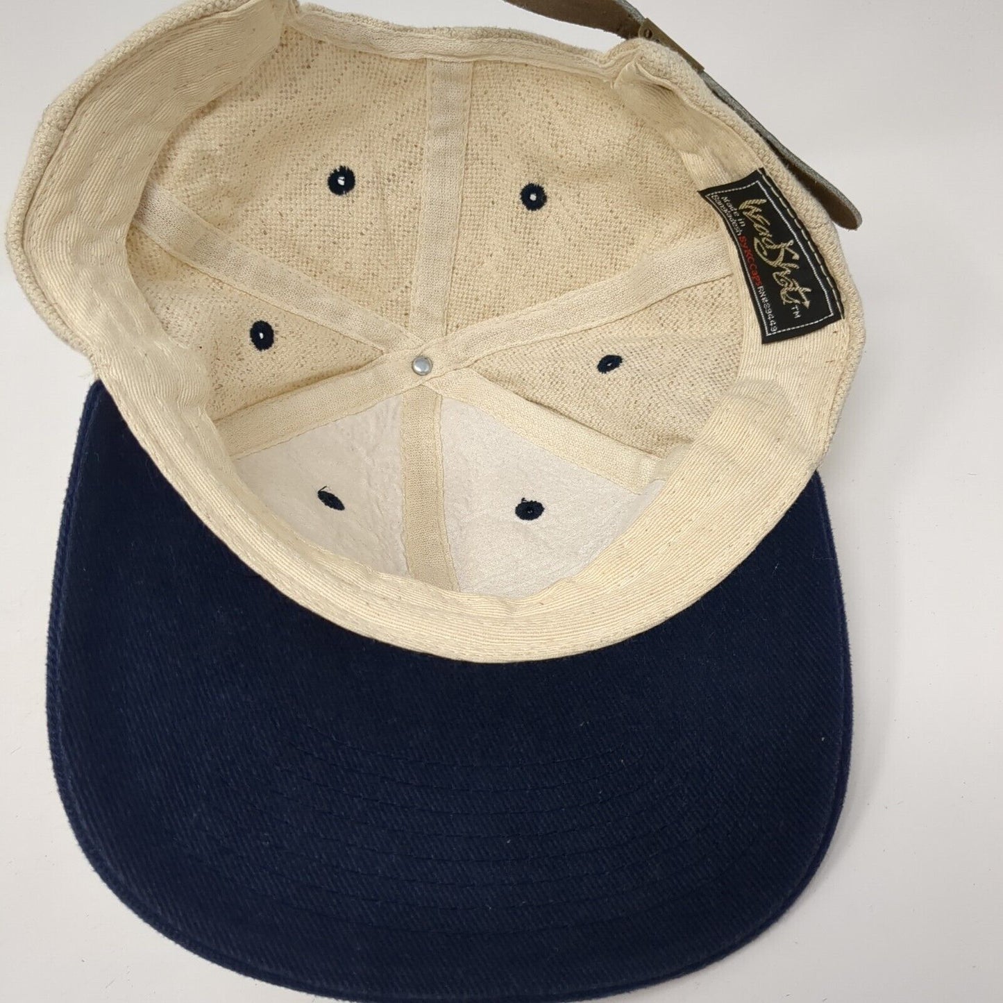 HeadShots By KC Caps Slideback Hat Multi One Size Leather Strap Blank
