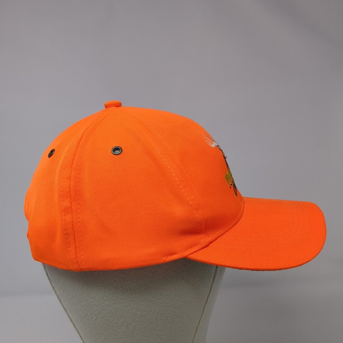 Young Bucks Outdoors Snapback Hat Youth Orange Adjustable Buckmasters