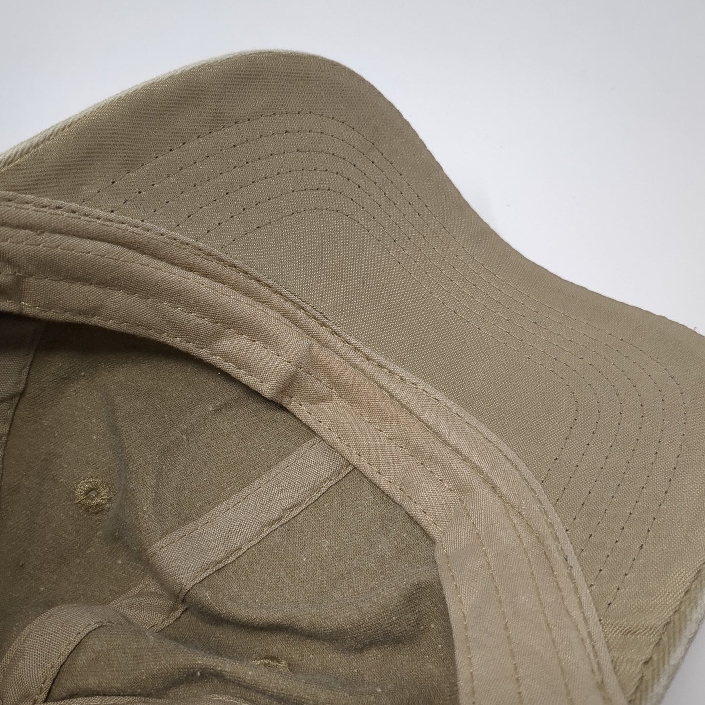 Glitter Smiley Face Slideback Baseball Cap Brown One Size Adjustable Embroidered