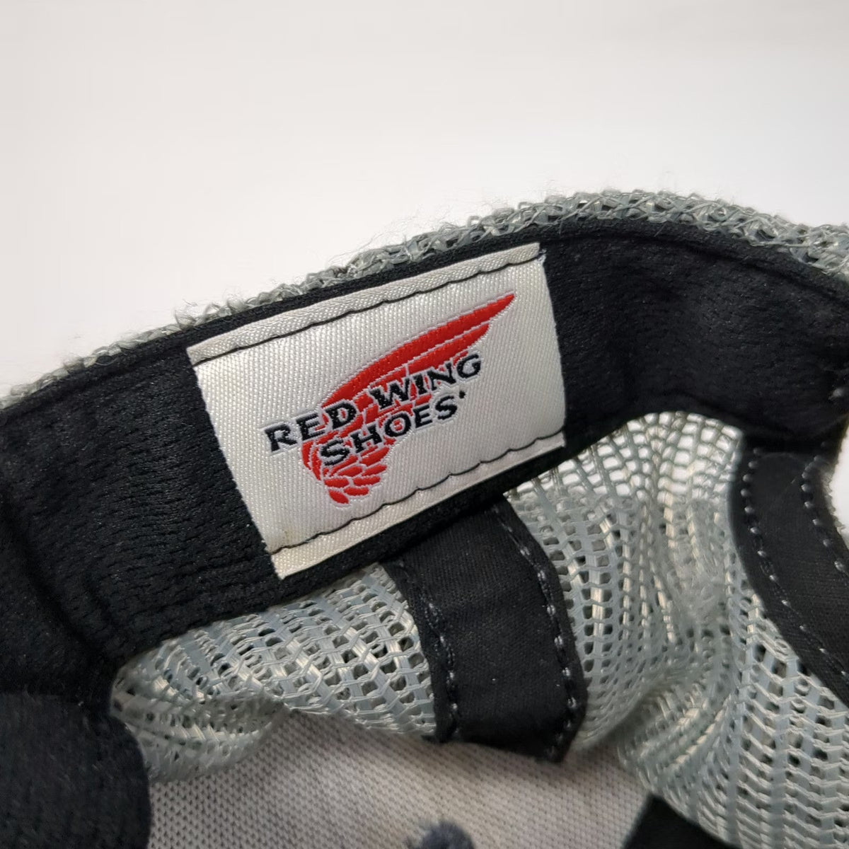 Red Wing Shoes Trucker Hat Gray One Size Mesh Back Snapback 1905 Logo Patch