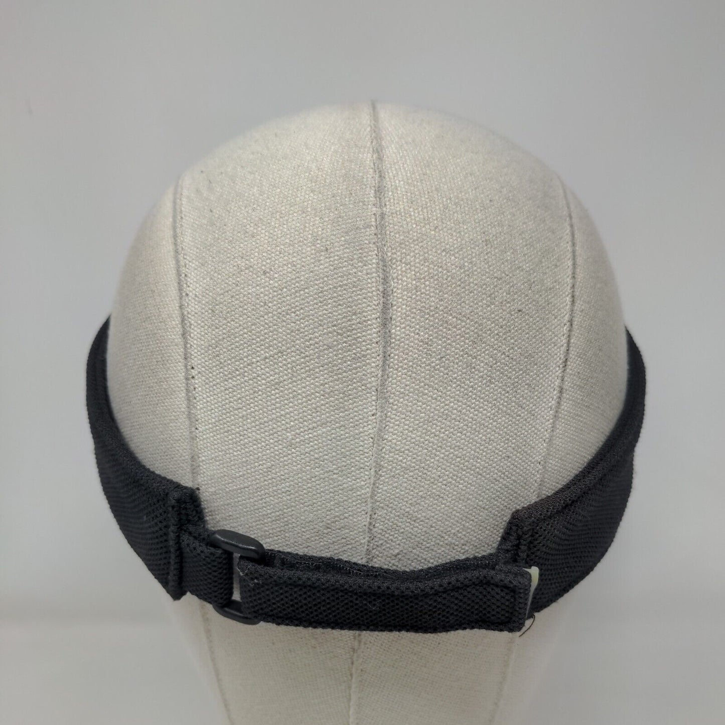 Under Armour Strapback Visor Hat Black OSFA Adjustable Embroidered