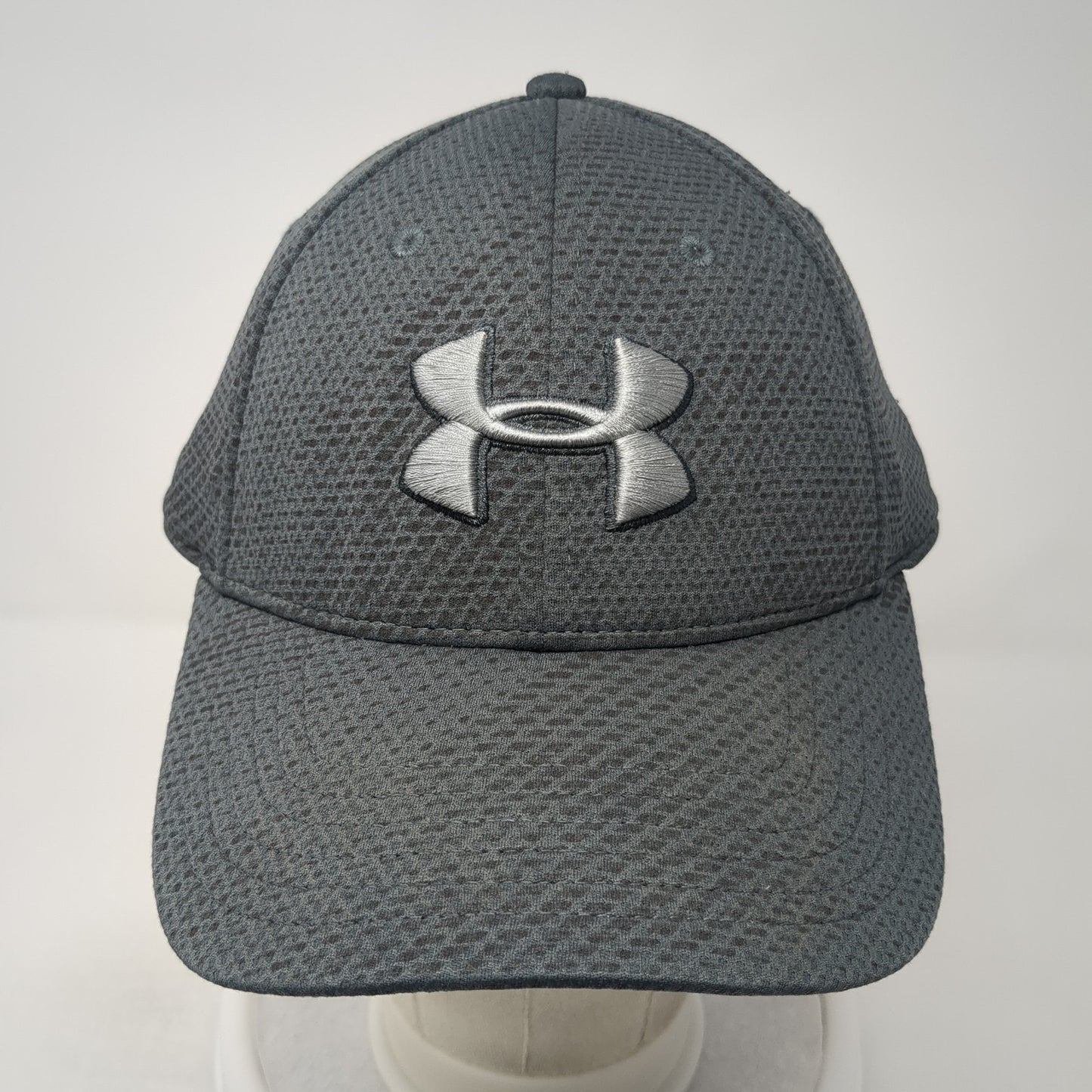 Under Armour Fitted Hat Gray XL Embroidered UA Classic Fit Blitzing