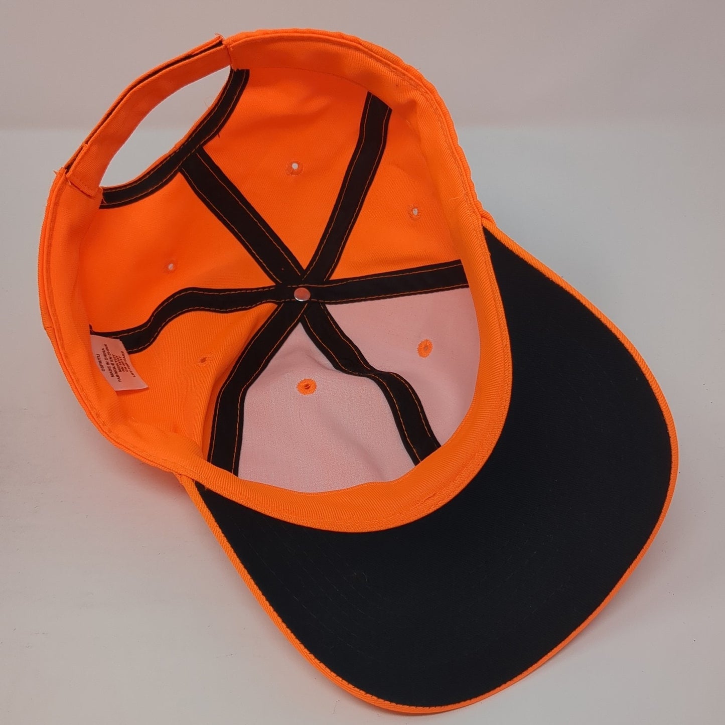 Red Head 1856 Strapback Baseball Cap Orange One Size Adjustable Embroidered
