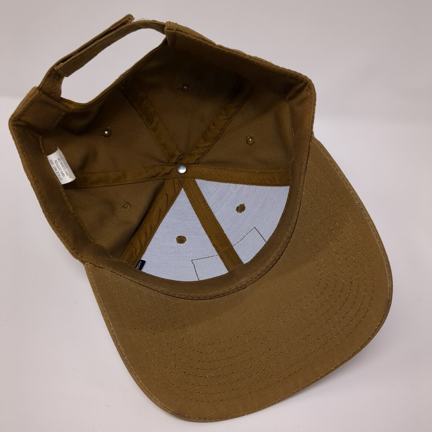 Mckinnon Family Farm Strapback Hat Brown One Size Adjustable Patch Cotton