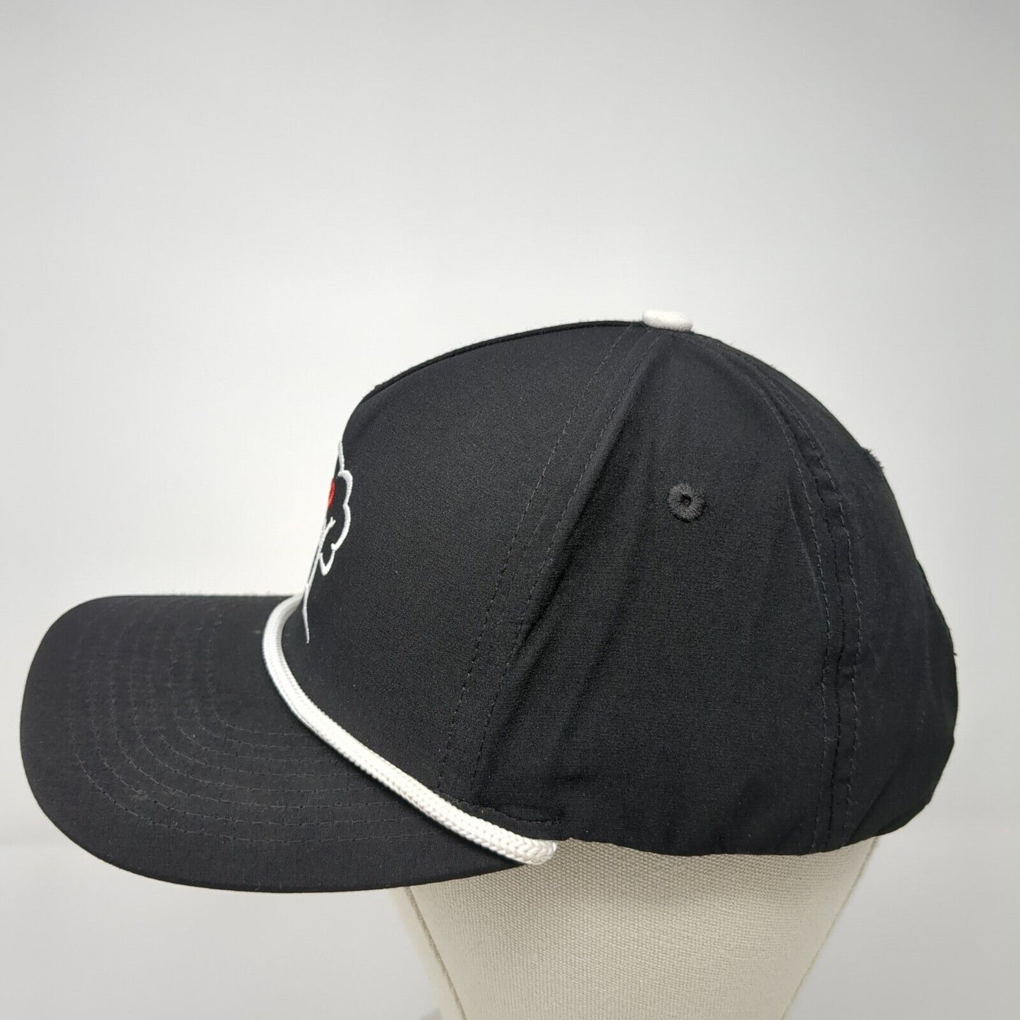 Freedom Youth Foundation Snapback Rope Hat Black One Size Embroidered