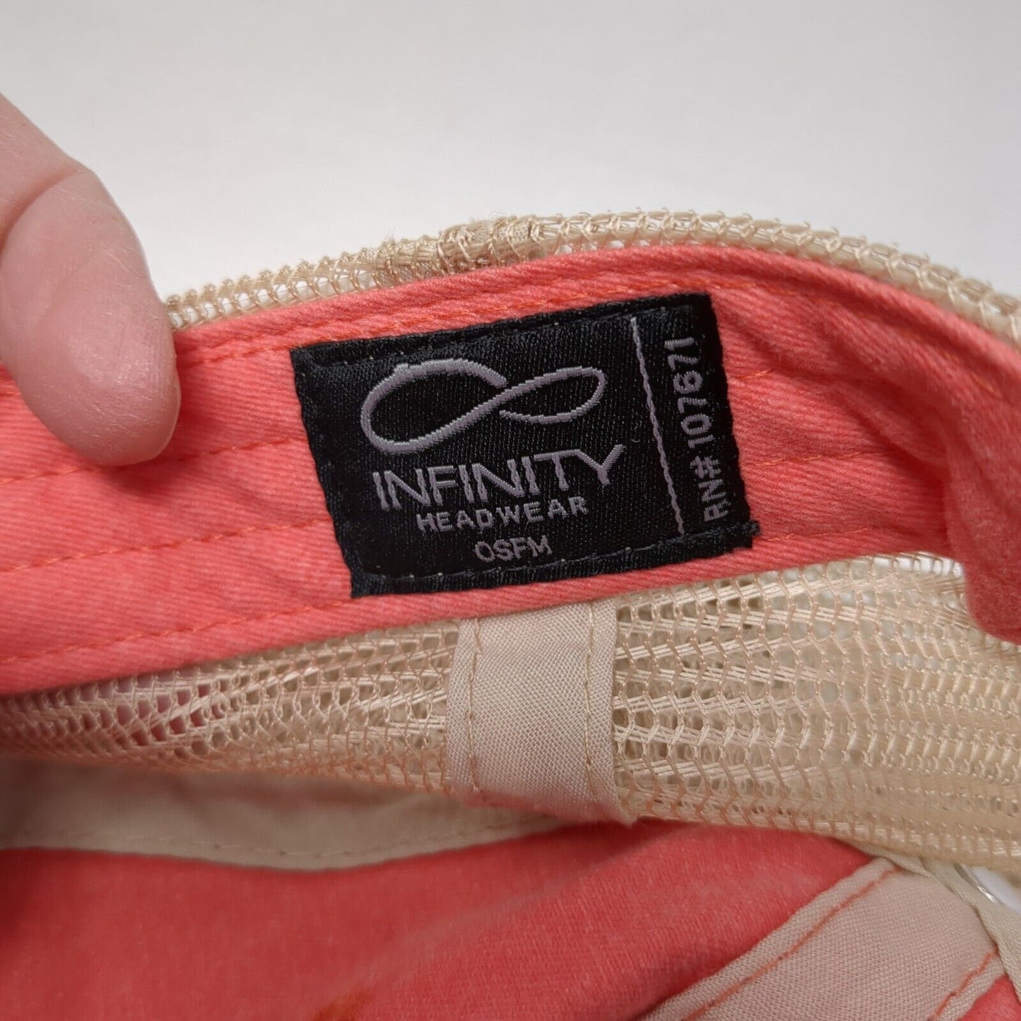 Infinity Women's Snapback Trucker Hat Multi One Size Mesh Back Ponytail