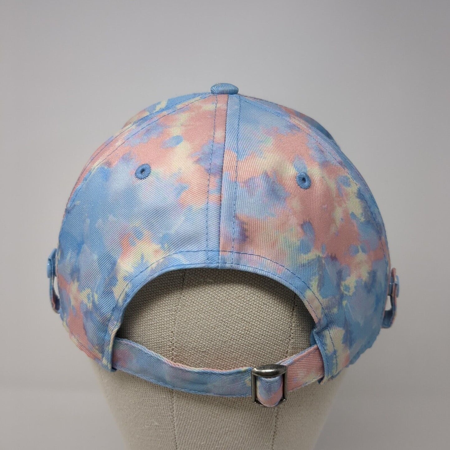 Unbranded Slideback Hat Multicolor OS Adjustable Tie Dye Vented Holes Blank