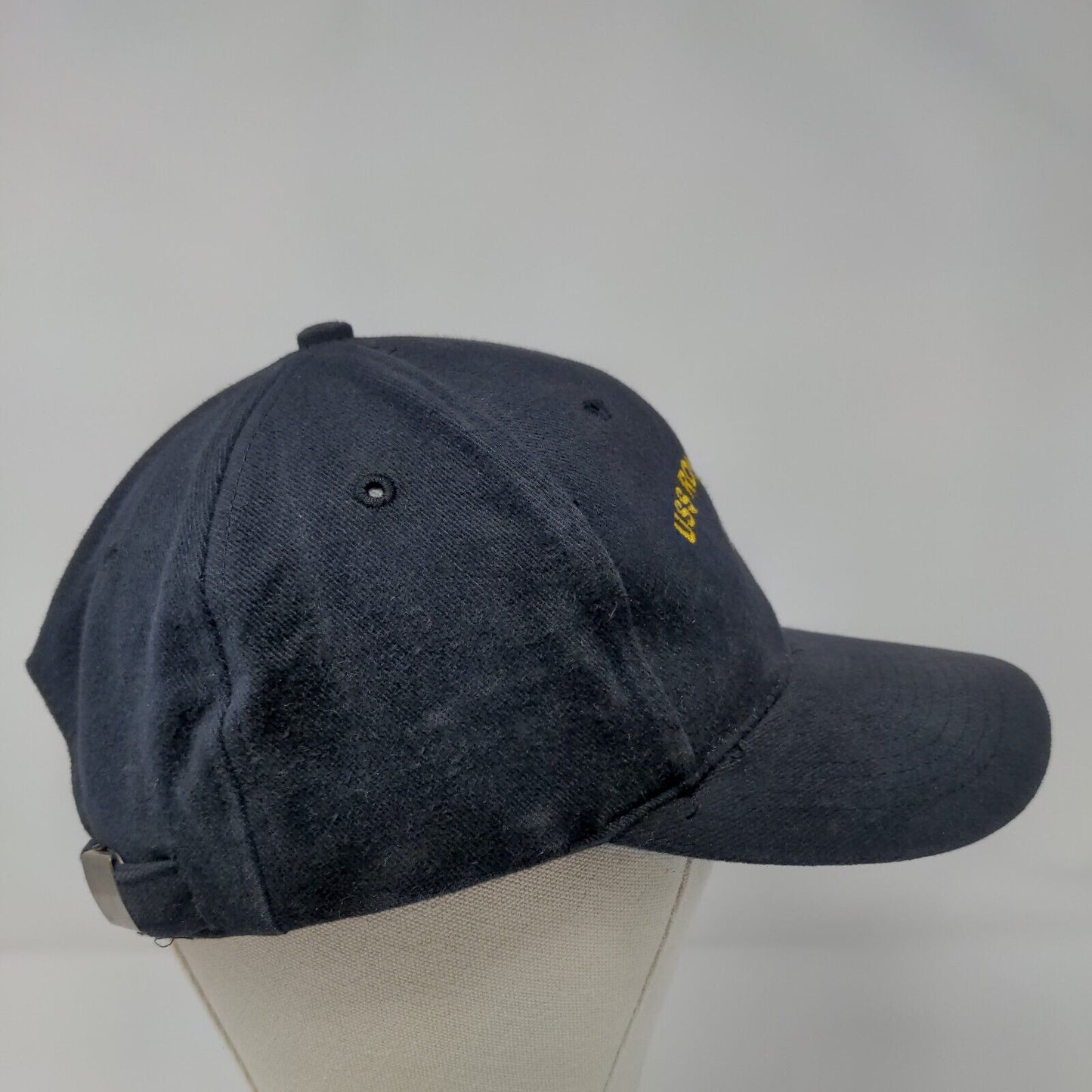USS Ronald Reagan CVN-76 Slideback Hat Blue OSFA Adjustable 6 Panel Bullet Line