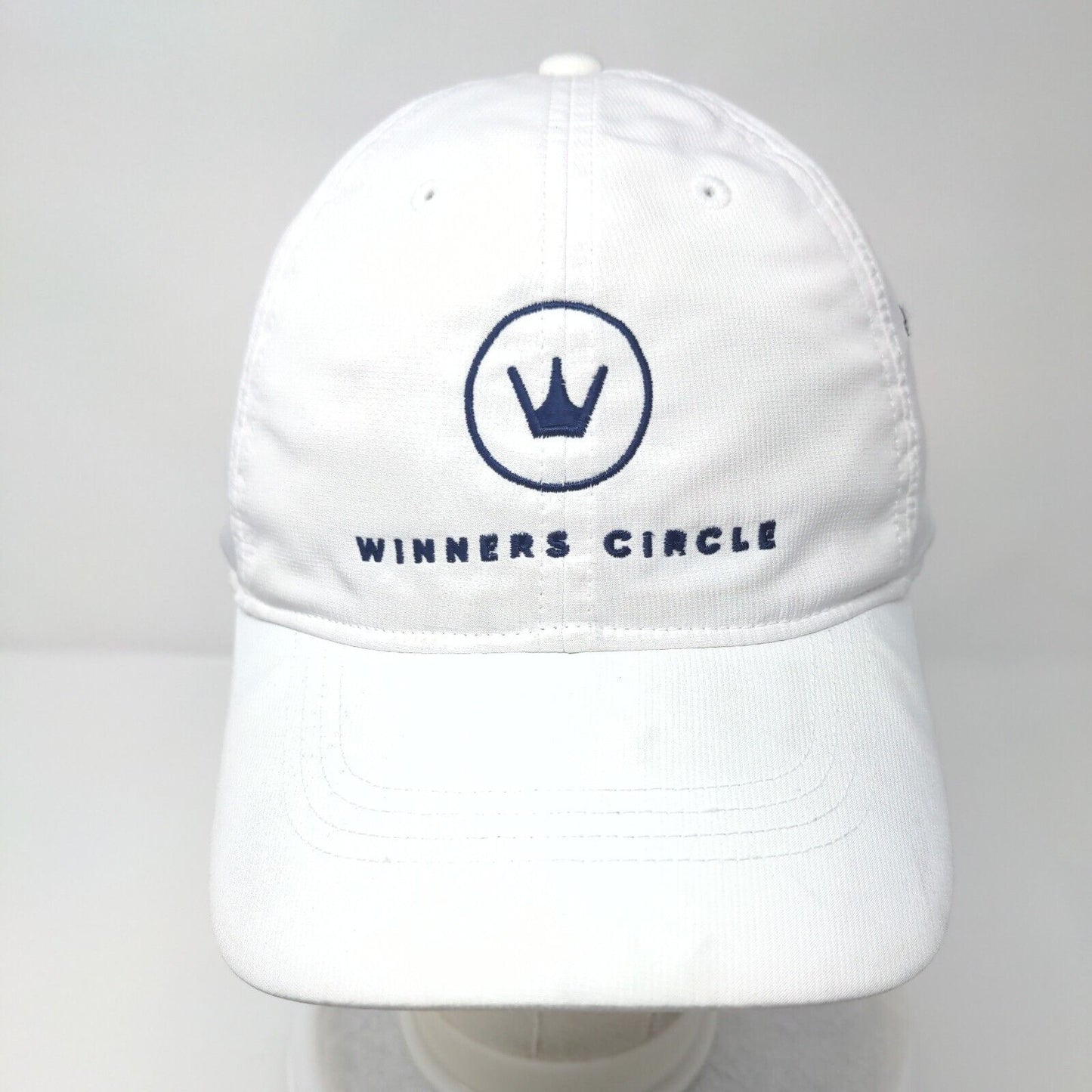 Winners Circle Strapback Hat White M/L Adjustable Nike Club Cap Dri-Fit