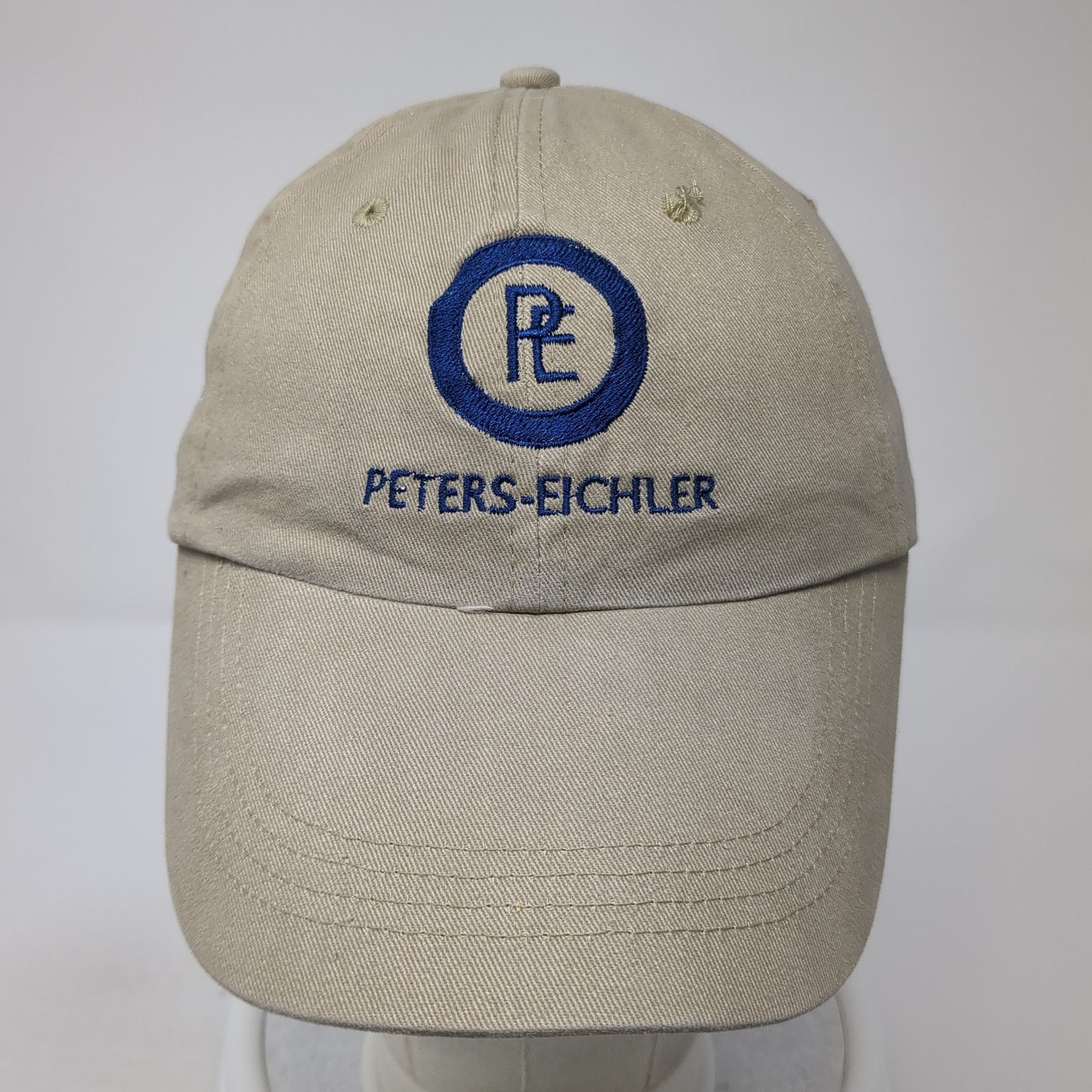 Peters-Eichler Slideback Hat Brown One Size Adjustable Embroidered Anvil