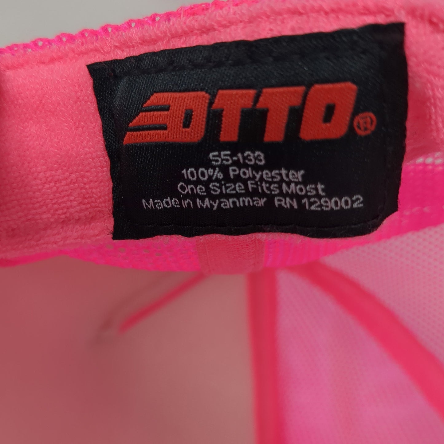 Greetings From California Snapback Rope Trucker Hat Pink One Size Otto