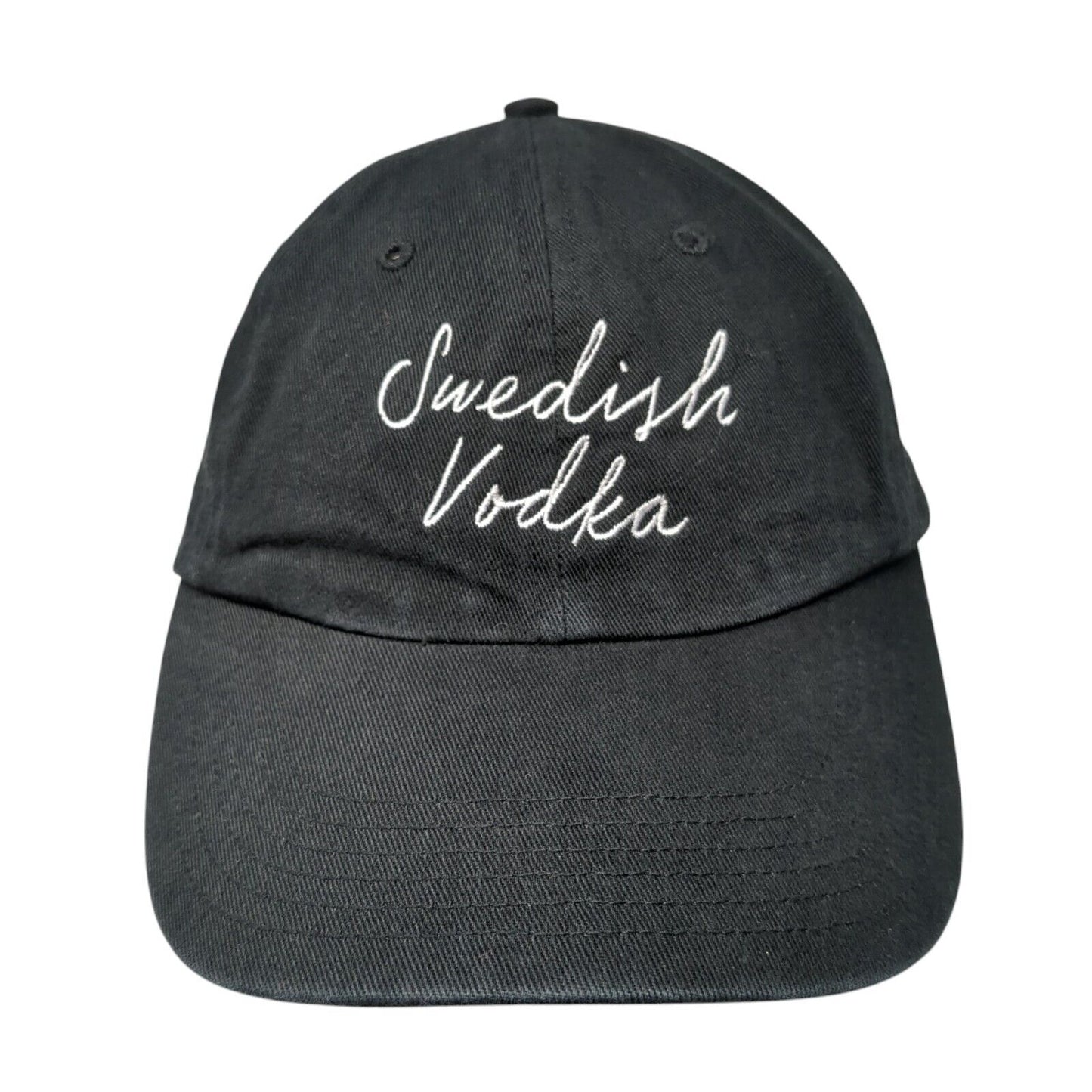Swedish Vodka Absolut Slideback Hat Black One Size 6 Panel Richardson