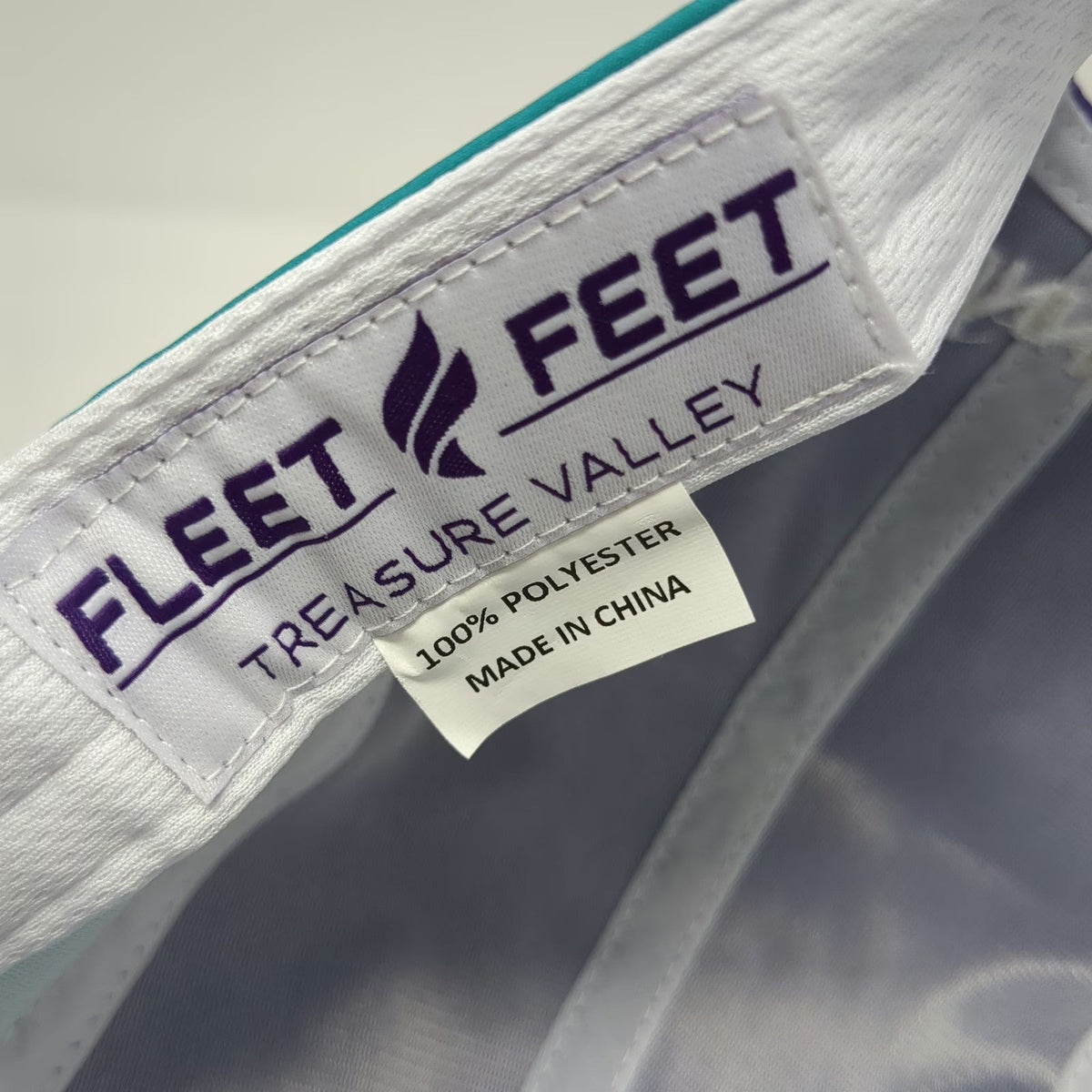 Fleet Feet 5 Panel Purple One Size Boise Greenbelt Relays Brooks Strapback Hat