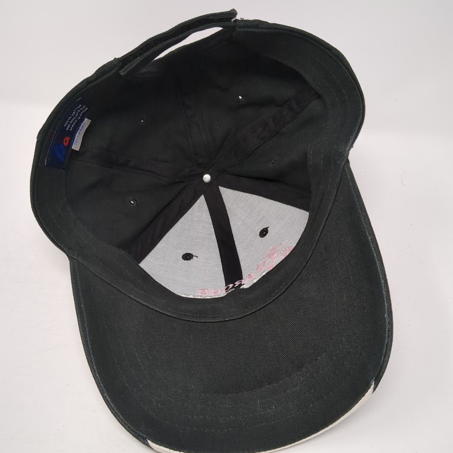 Proud Marine Mom Strapback Hat Black One Size Adjustable Embroidered
