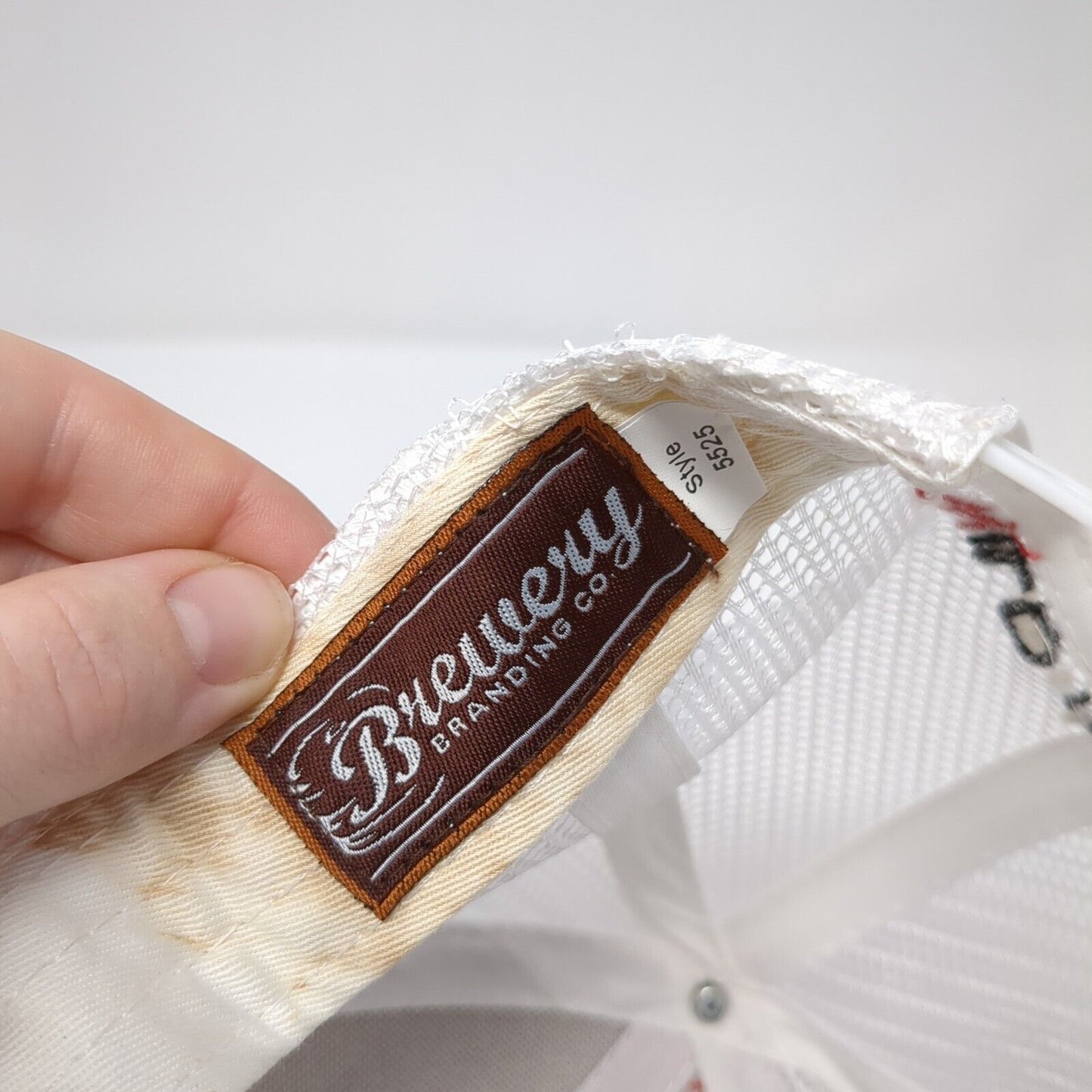 Wrb Wild Ride Brew Snapback Trucker Hat Red OS Adjustable Mesh Back Brewery