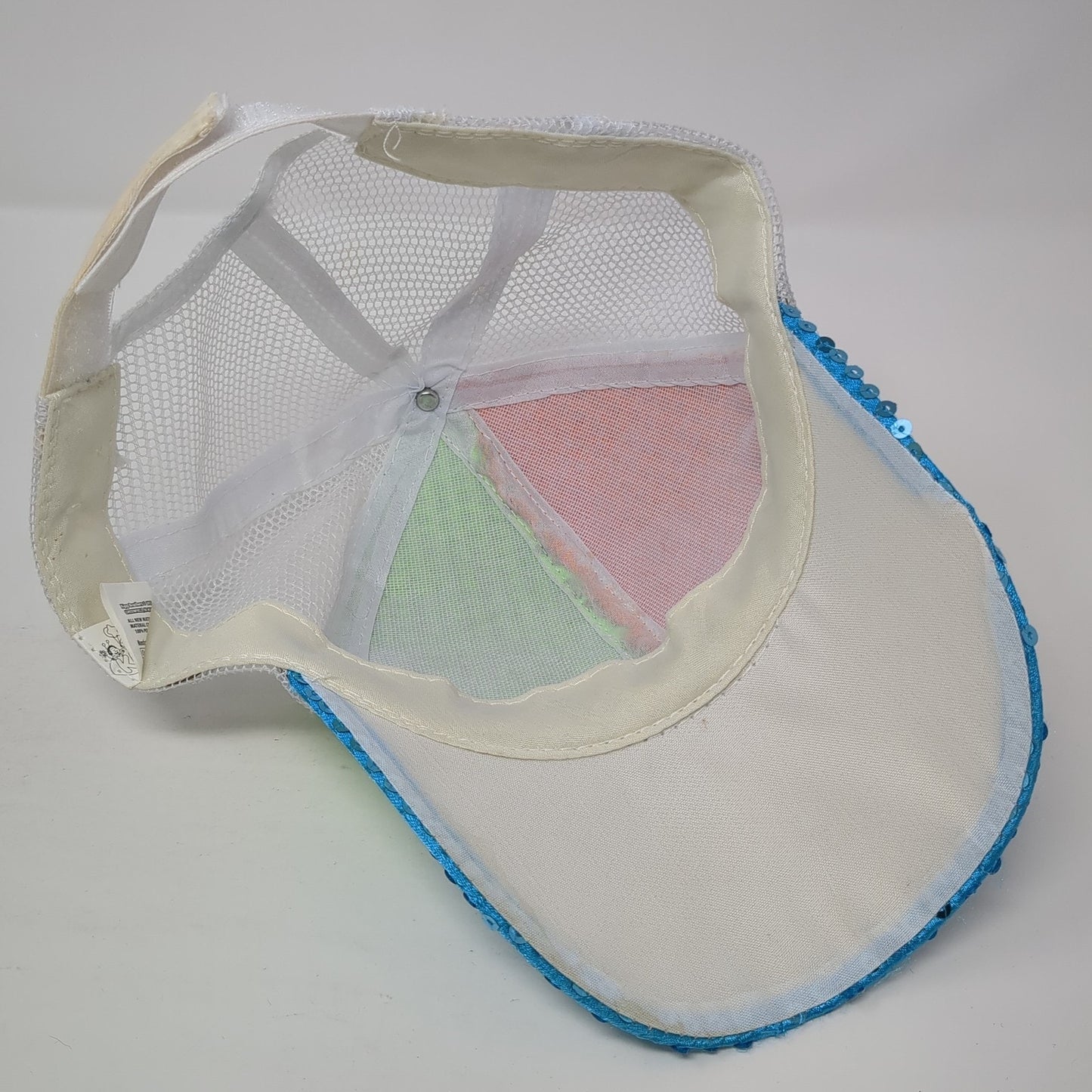 Kipp Strapback Trucker Hat Multicolor One Size Adjustable Sequin Mesh Back