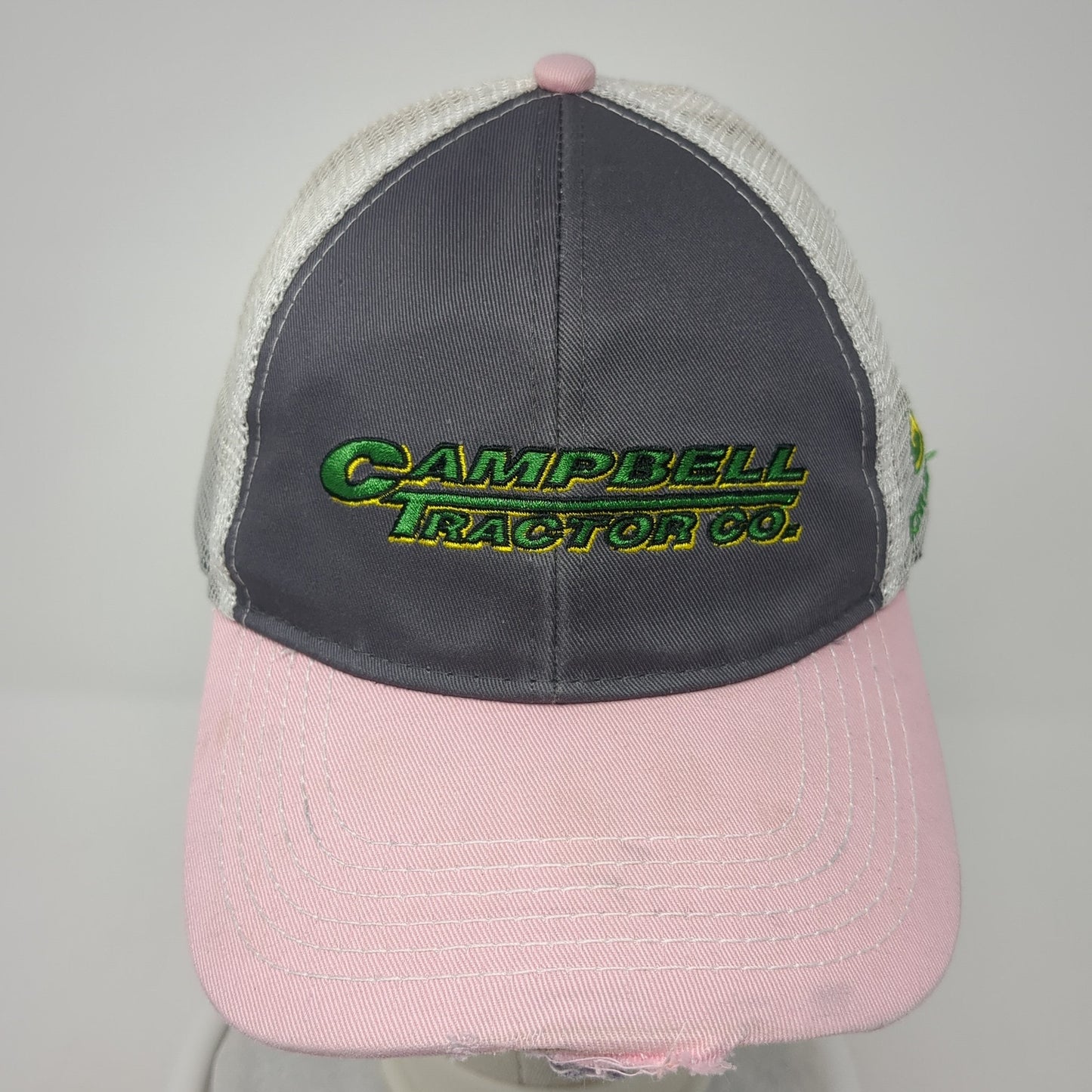 Campbell Tractor Co. Snapback Trucker Hat Multicolor One Size John Deere