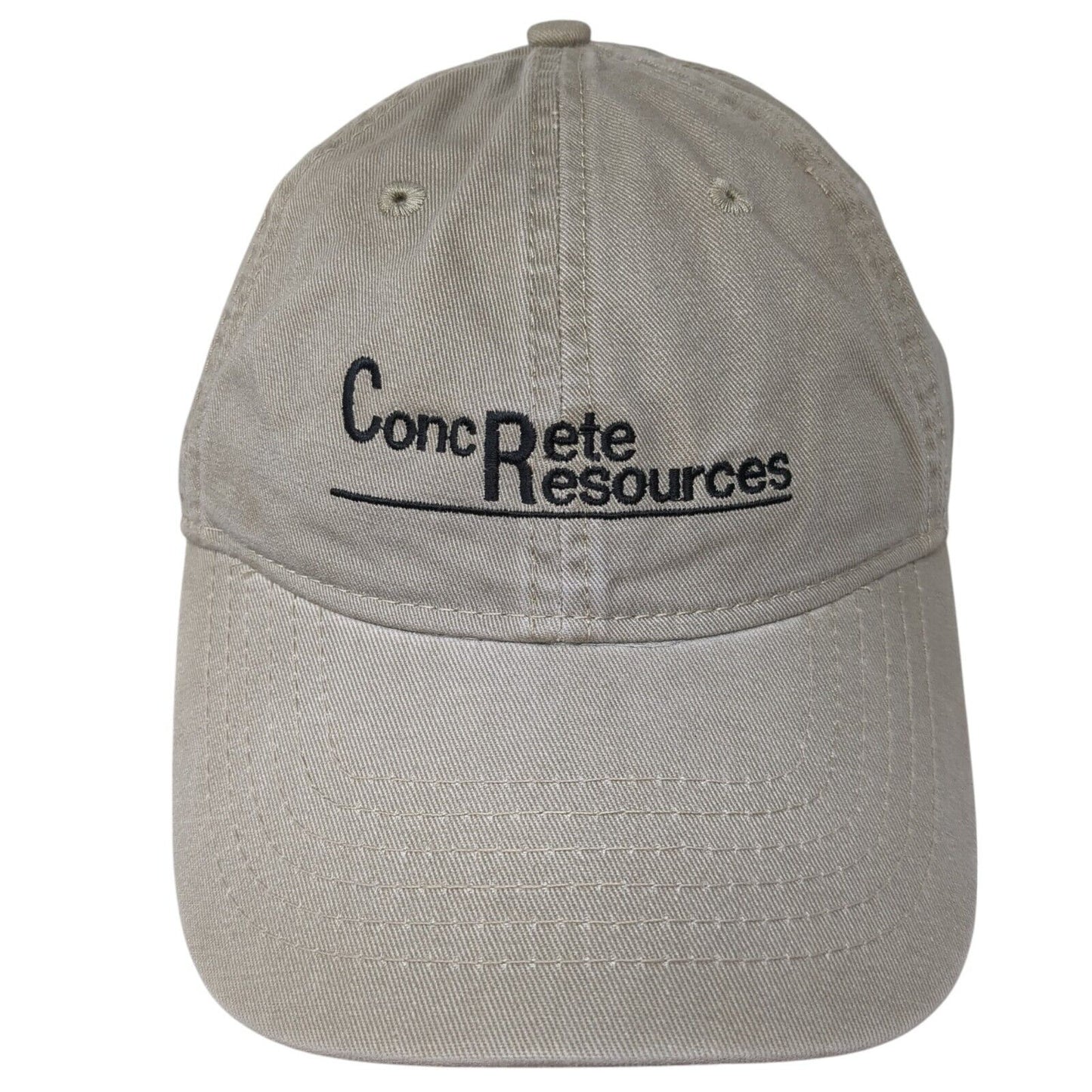 Concrete Resources Slideback Hat Tan One Size Adjustable Drift Creek Outdoors