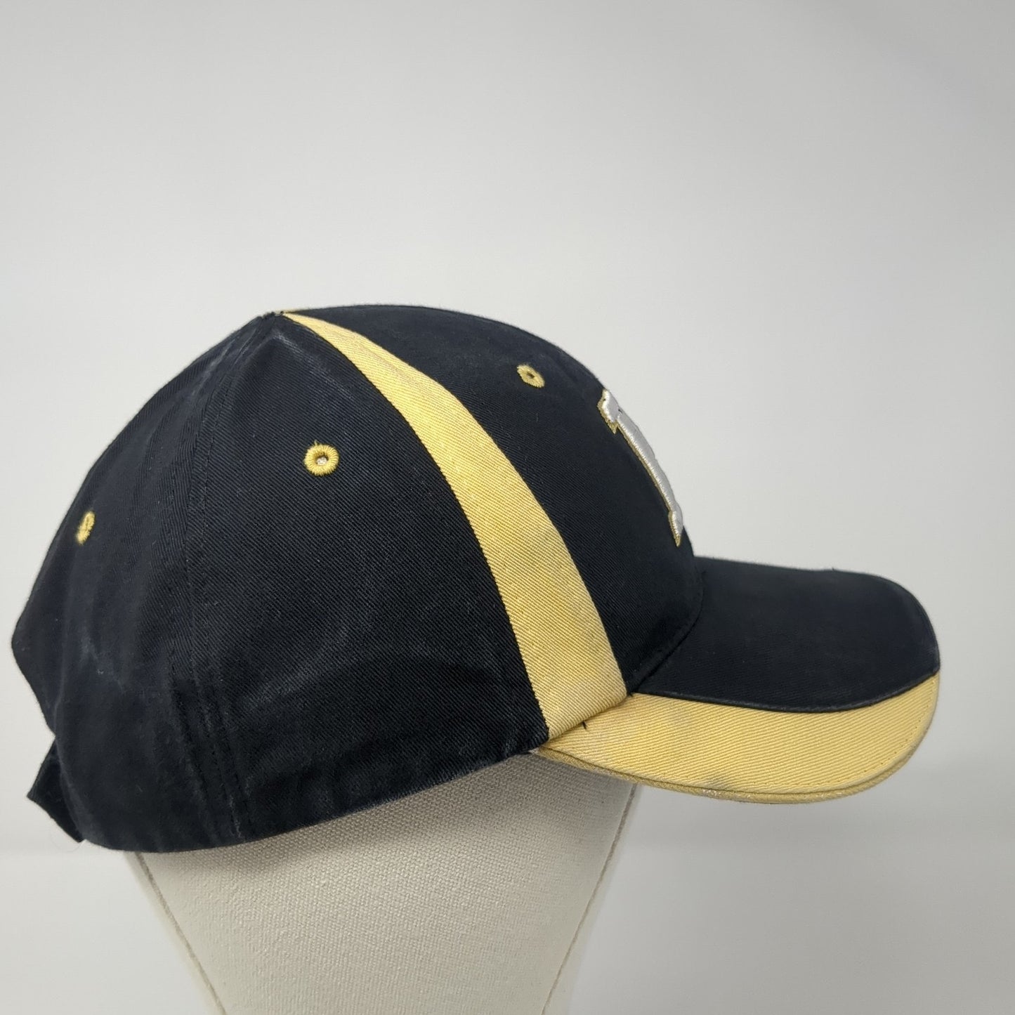 Letter K Kuna Strapback Hat Black One Size Adjustable Buck's Athletic
