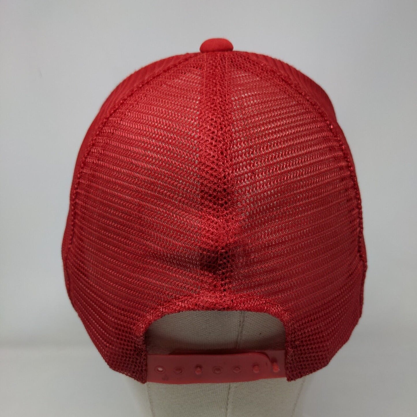 Dave McIntire Chevrolet-Isuzu Centers Snapback Trucker Hat Red OSFA Mesh Back