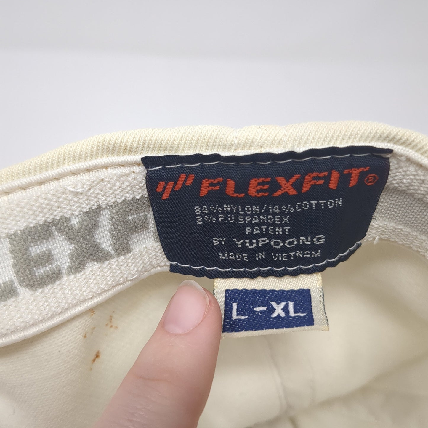 Pink Ribbon Gina McReynolds Foundation Fitted Hat White XL Yupoong