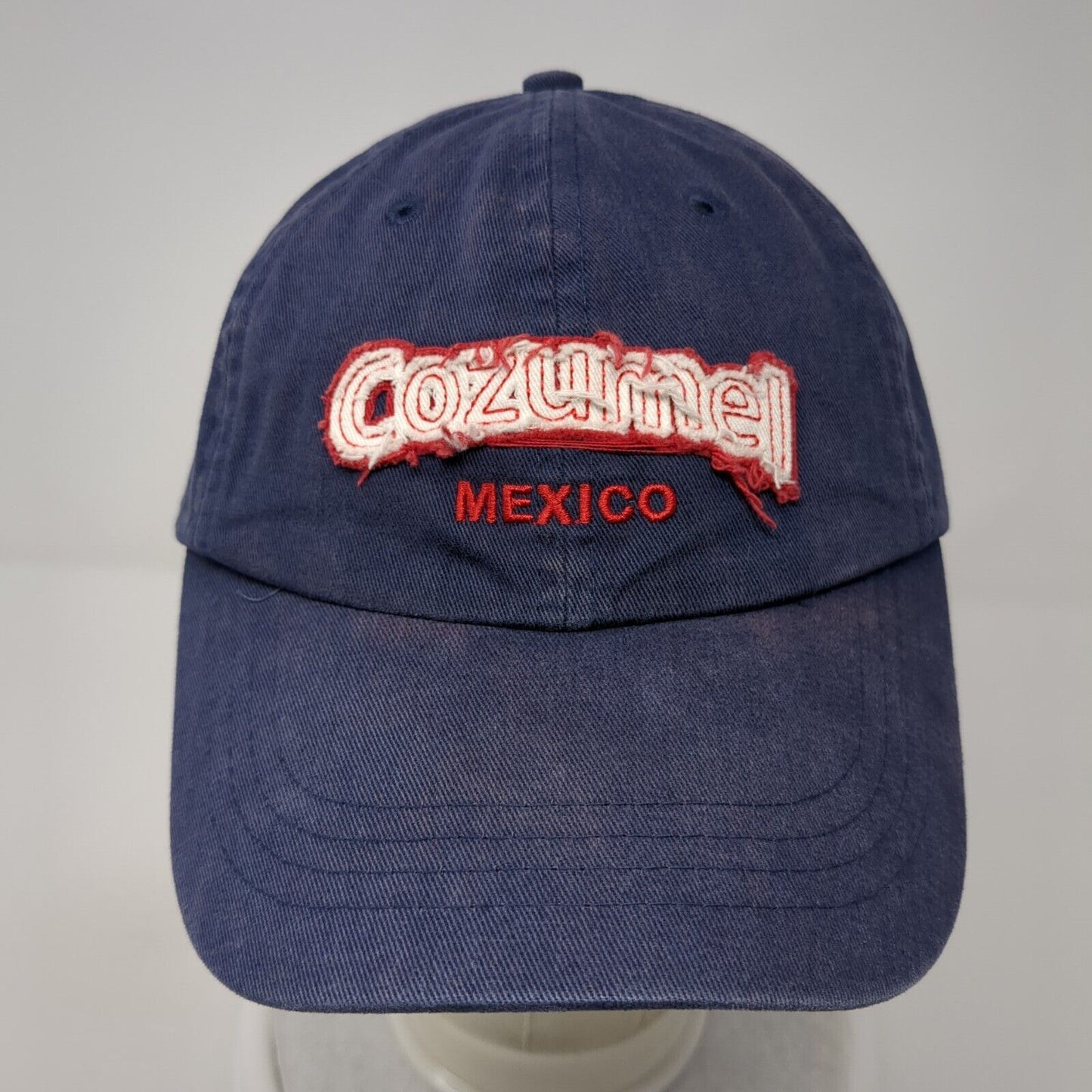Cozumel Mexico Since 56 Slideback Hat Blue One Size Caribbean Side