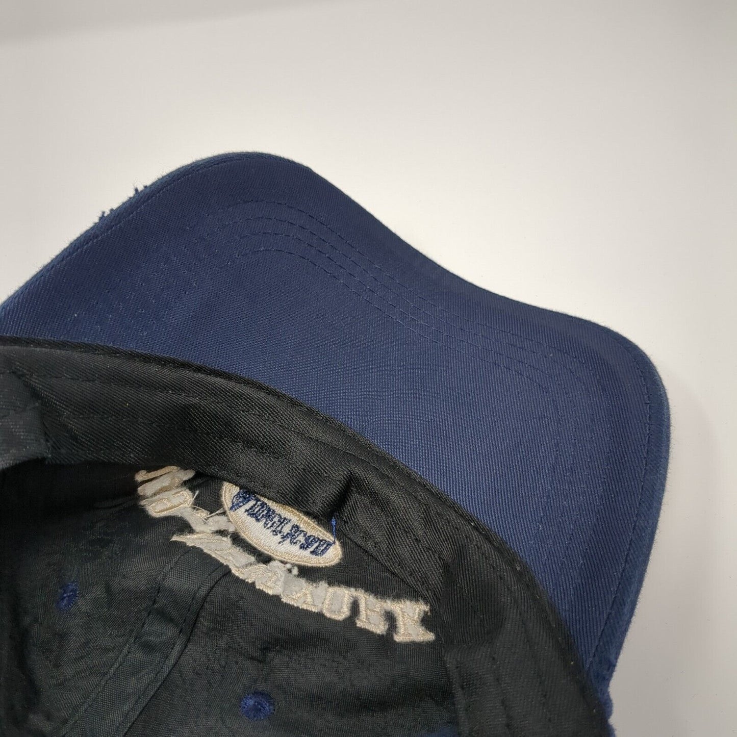 American 1989 New York Slideback Hat Blue One Size Embroidered Shenghe