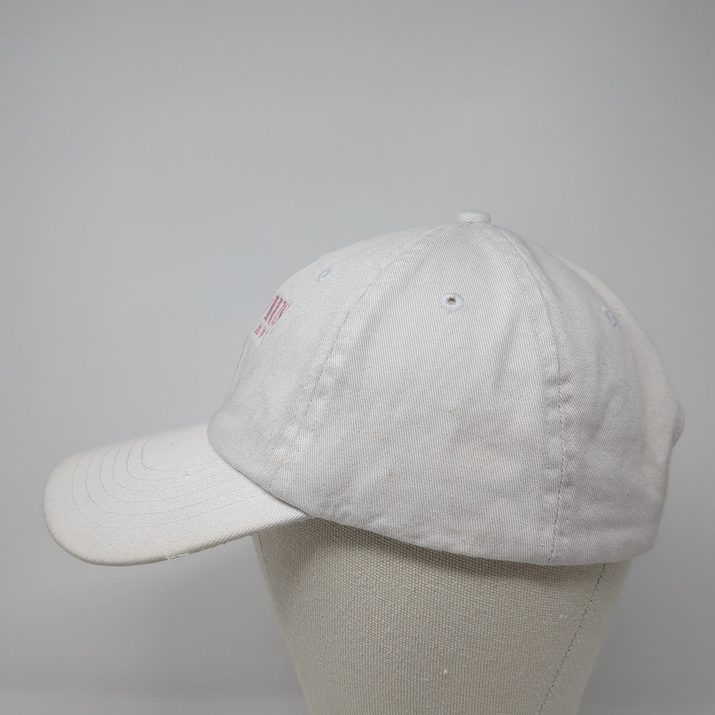 Caymus Vineyards Slideback Baseball Cap White One Size Adjustable Base Camp